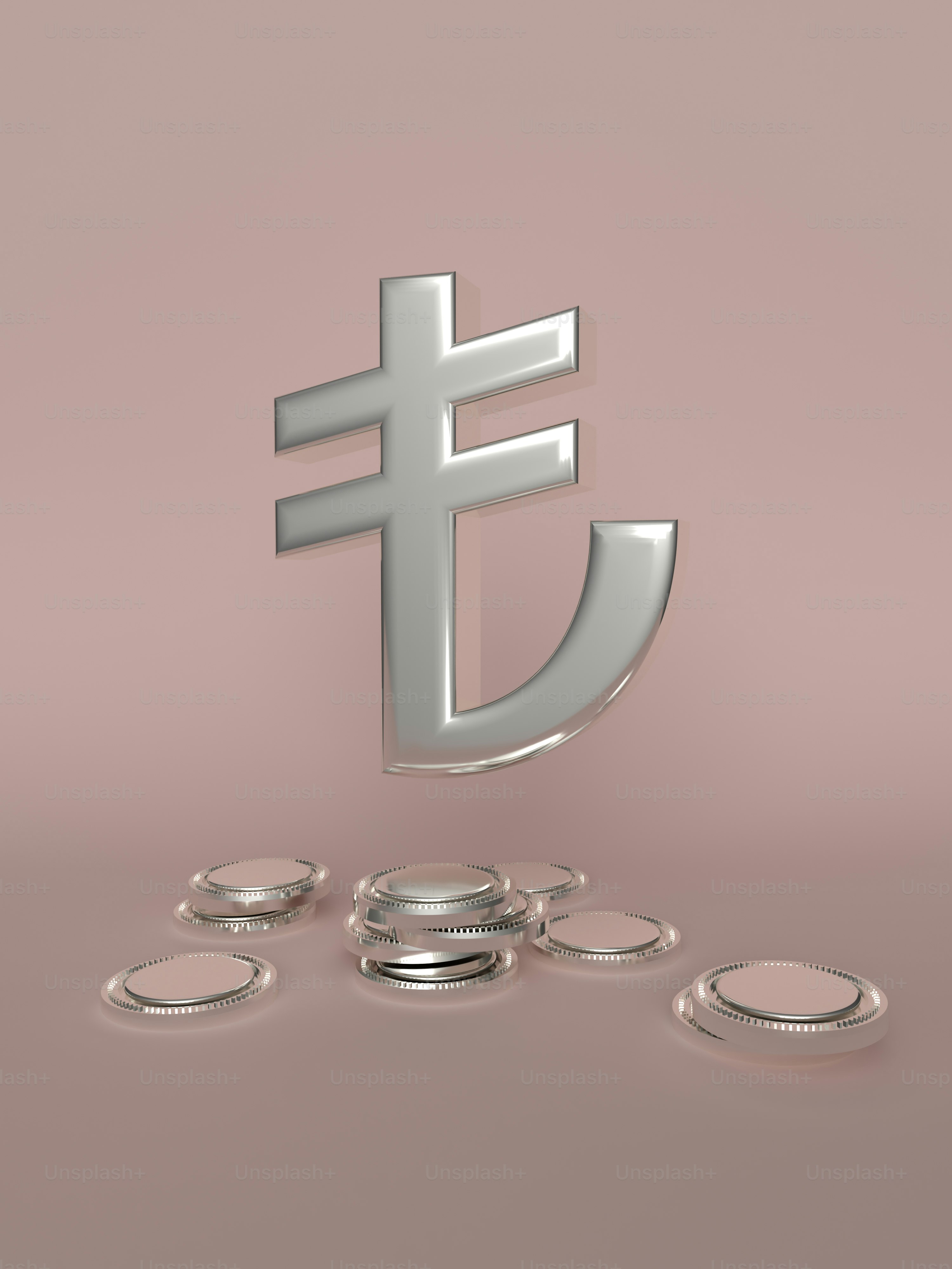 a metal object with a symbol on top of it