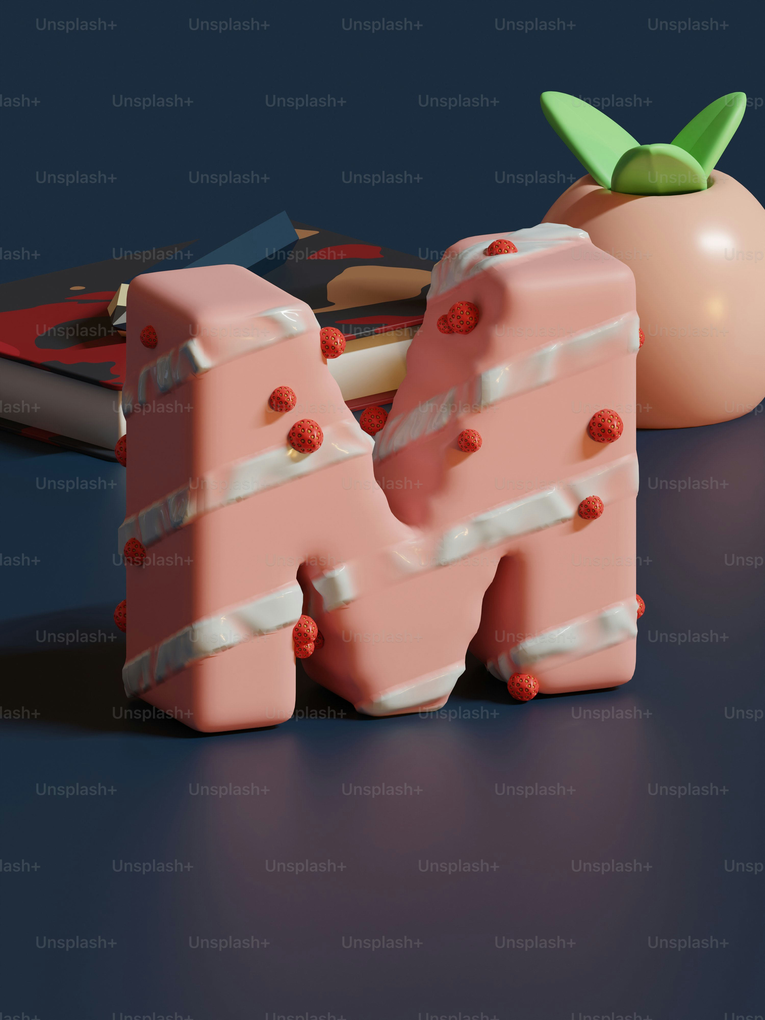 a couple of pieces of cake sitting on top of a table