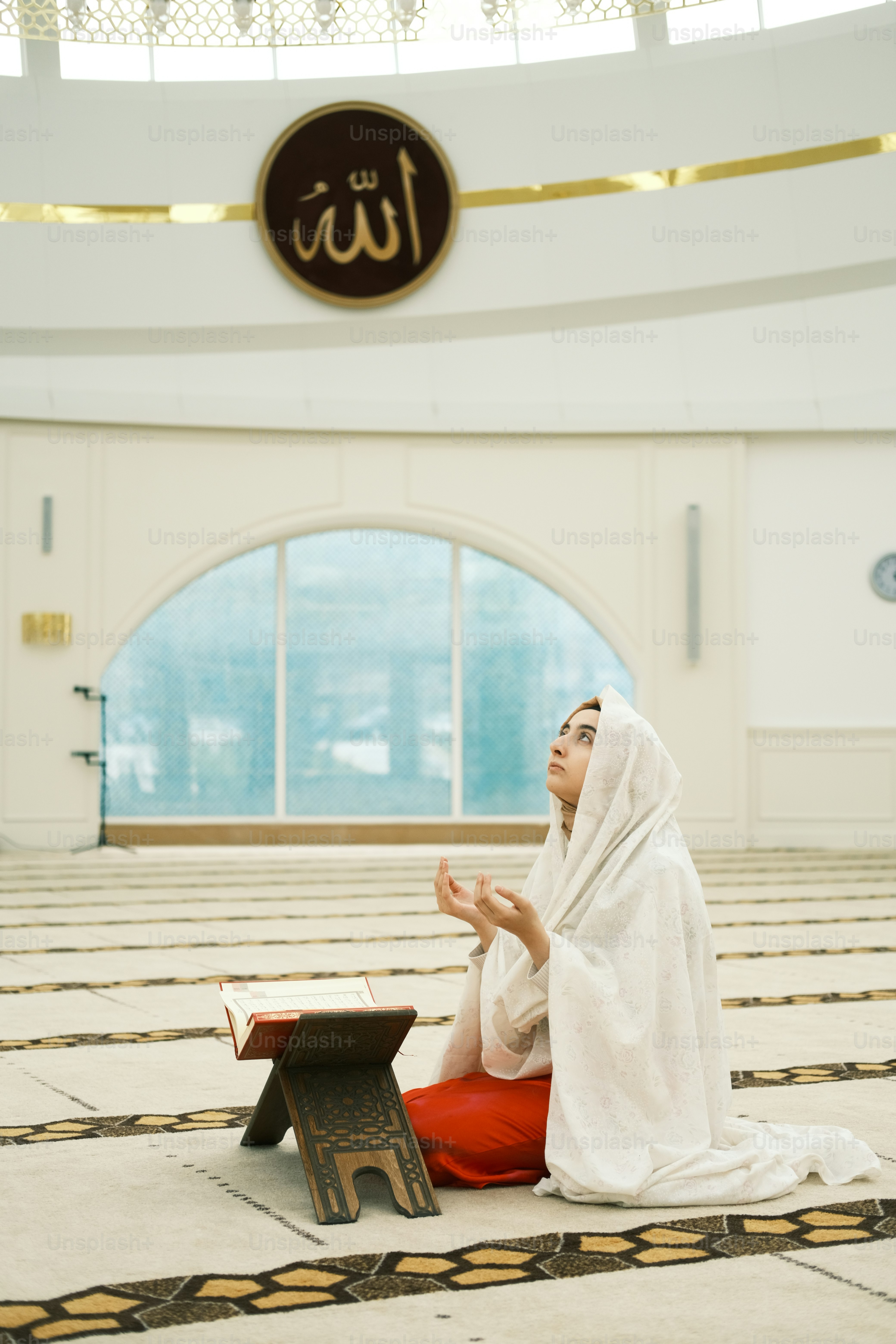 a person sitting on the floor in a room