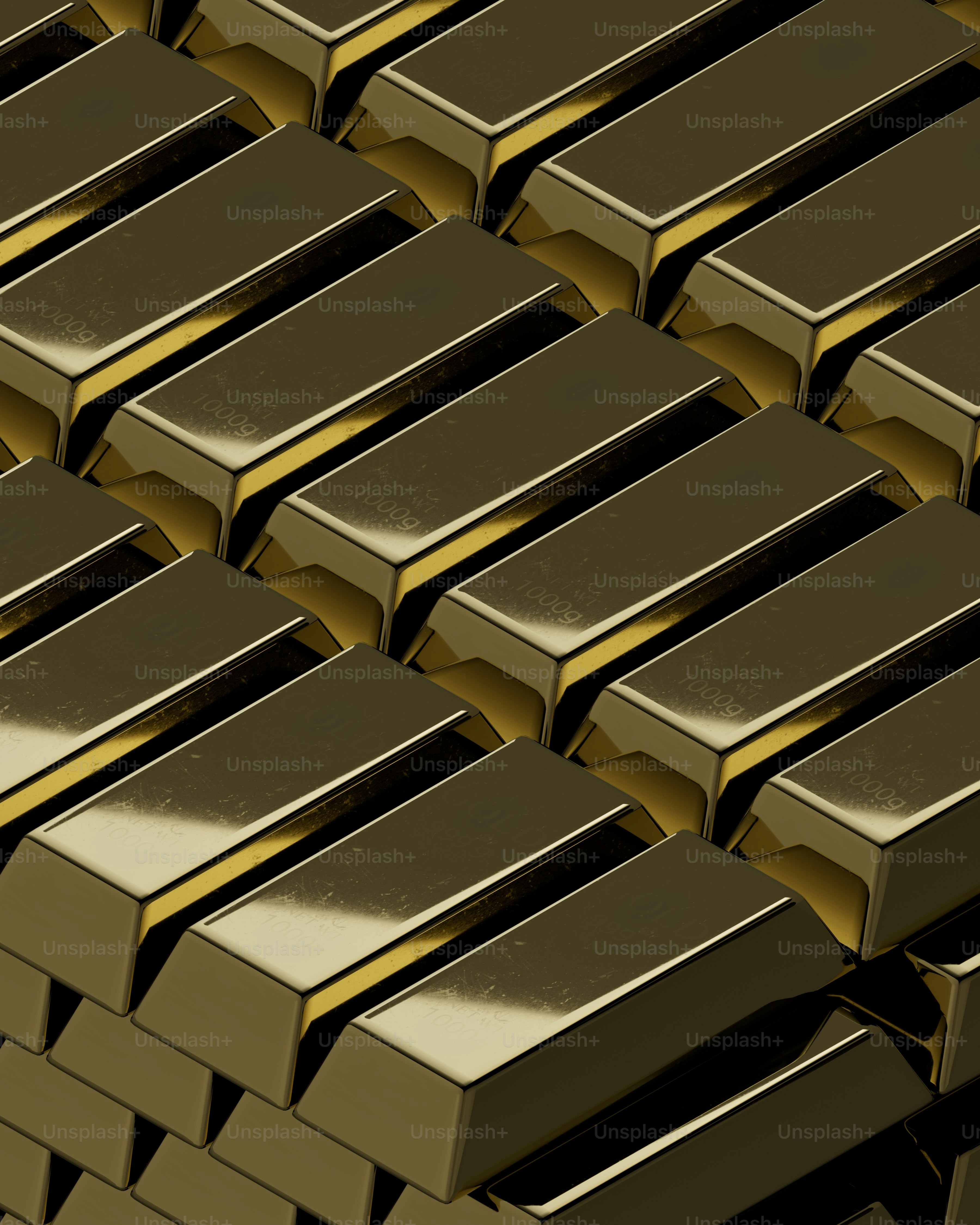 Gold bars.