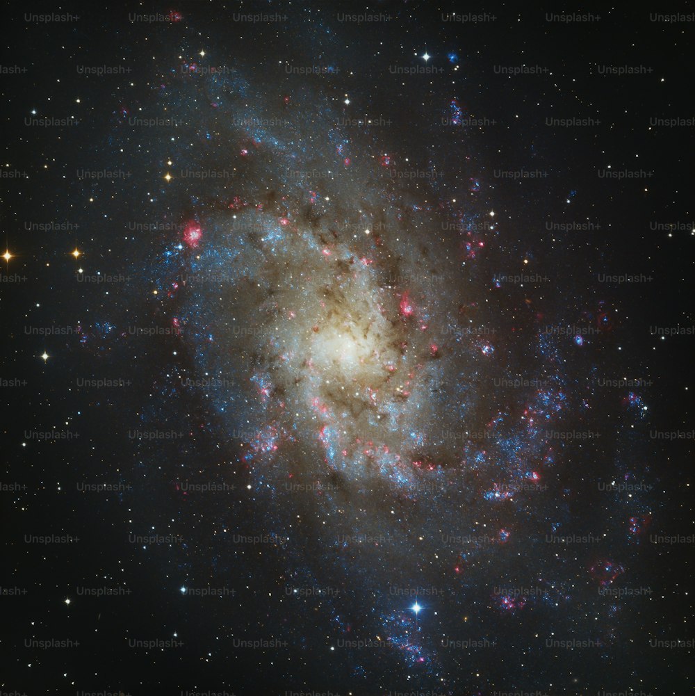 a very large and colorful spiral shaped object in the sky