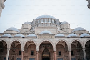 a large building with arches and arches around it