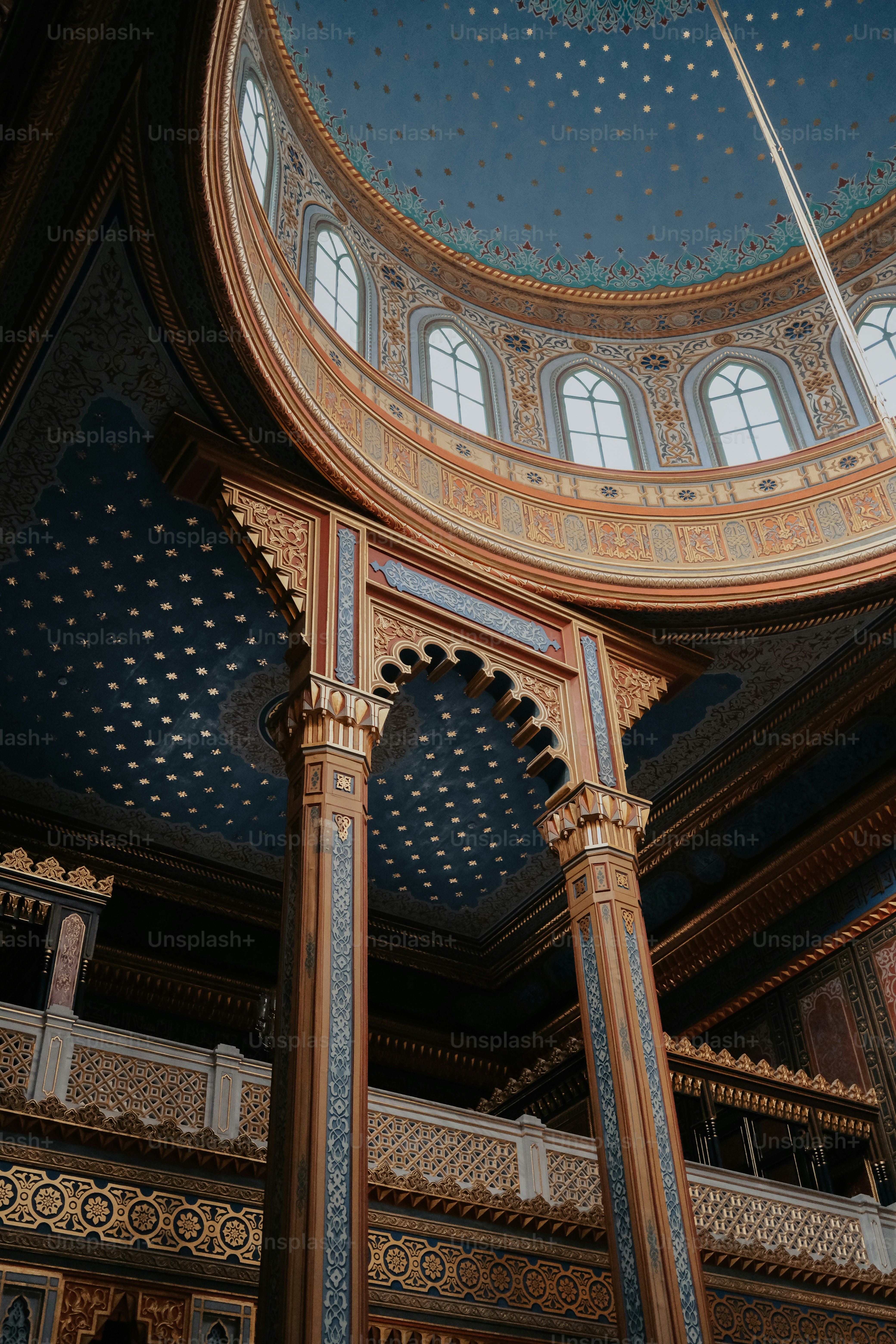 a tall pole with a flag on top of it