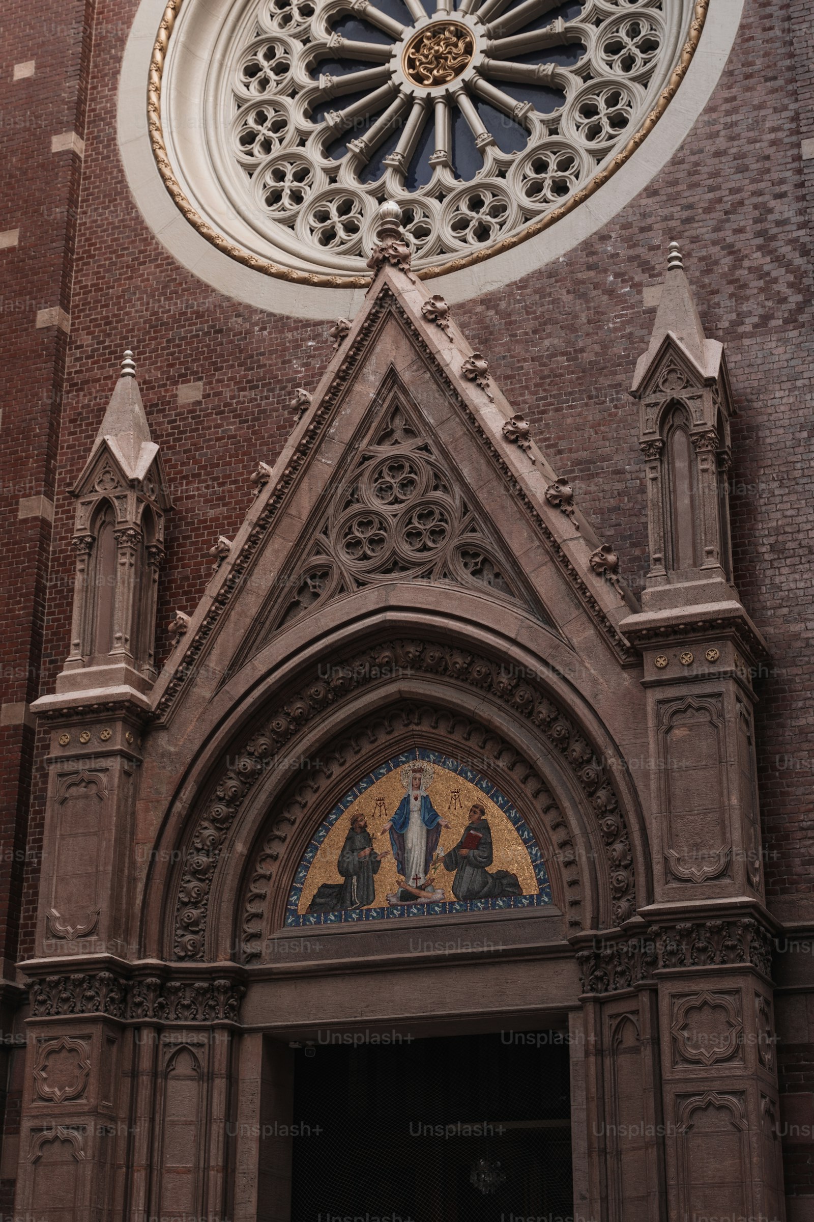Synagogue facade in New York City