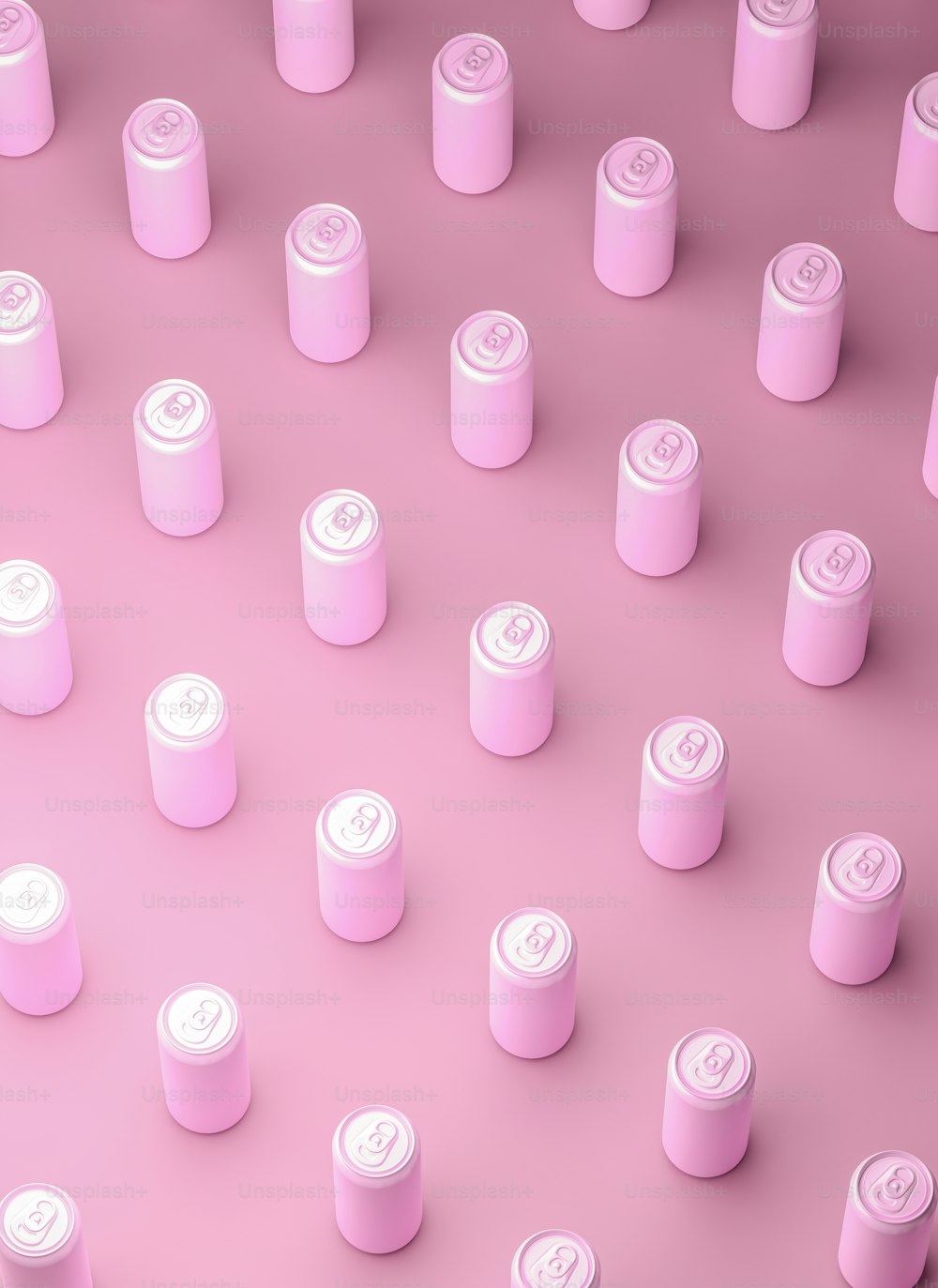 a pink background with many pink and white pills