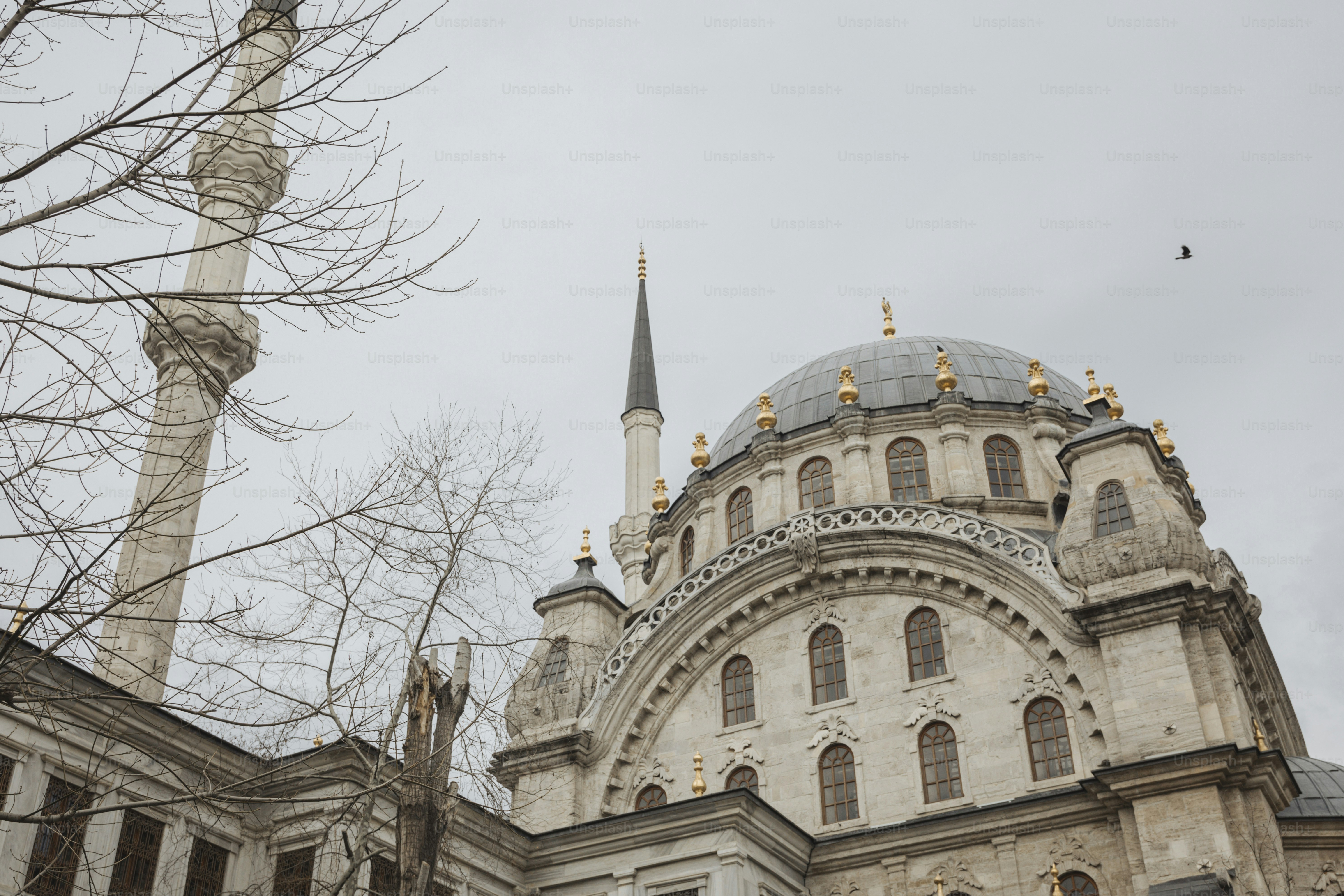 a large building with a clock on the front of it