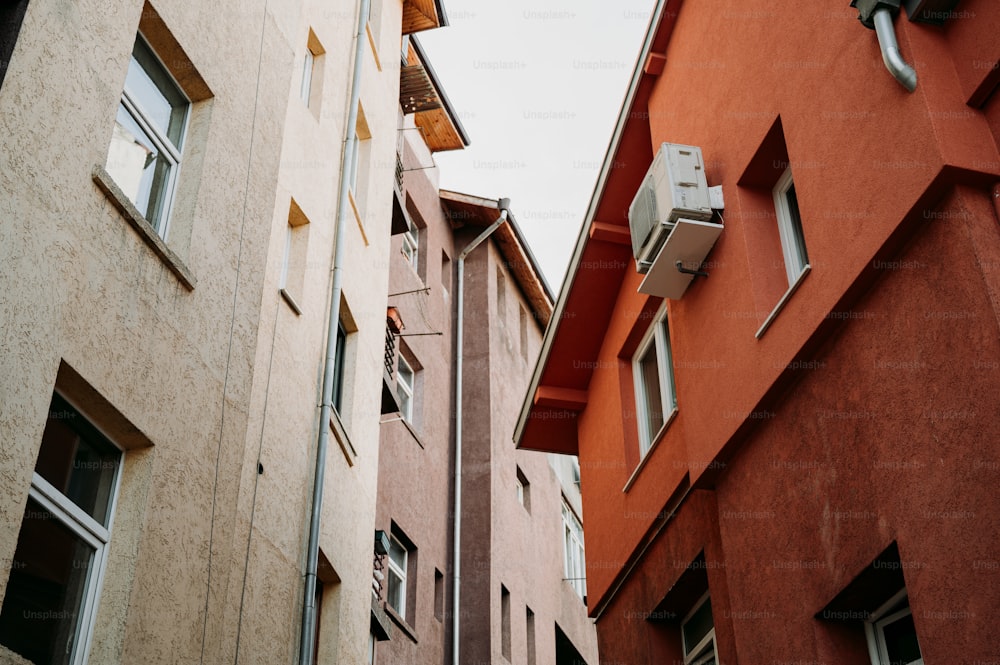 a couple of buildings that are next to each other