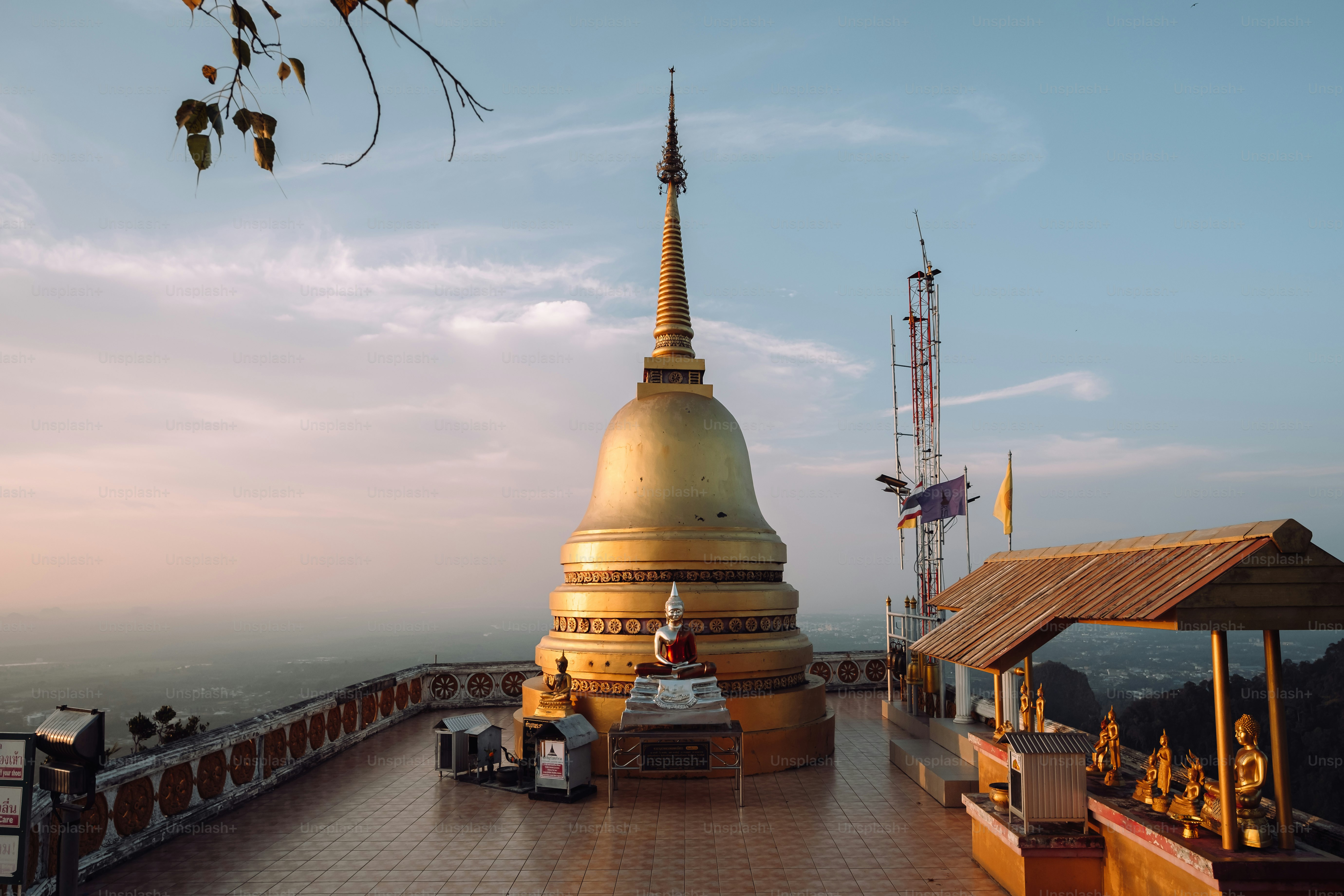a large golden dome on top of a building