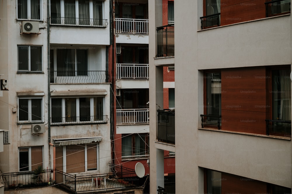 a couple of buildings that are next to each other