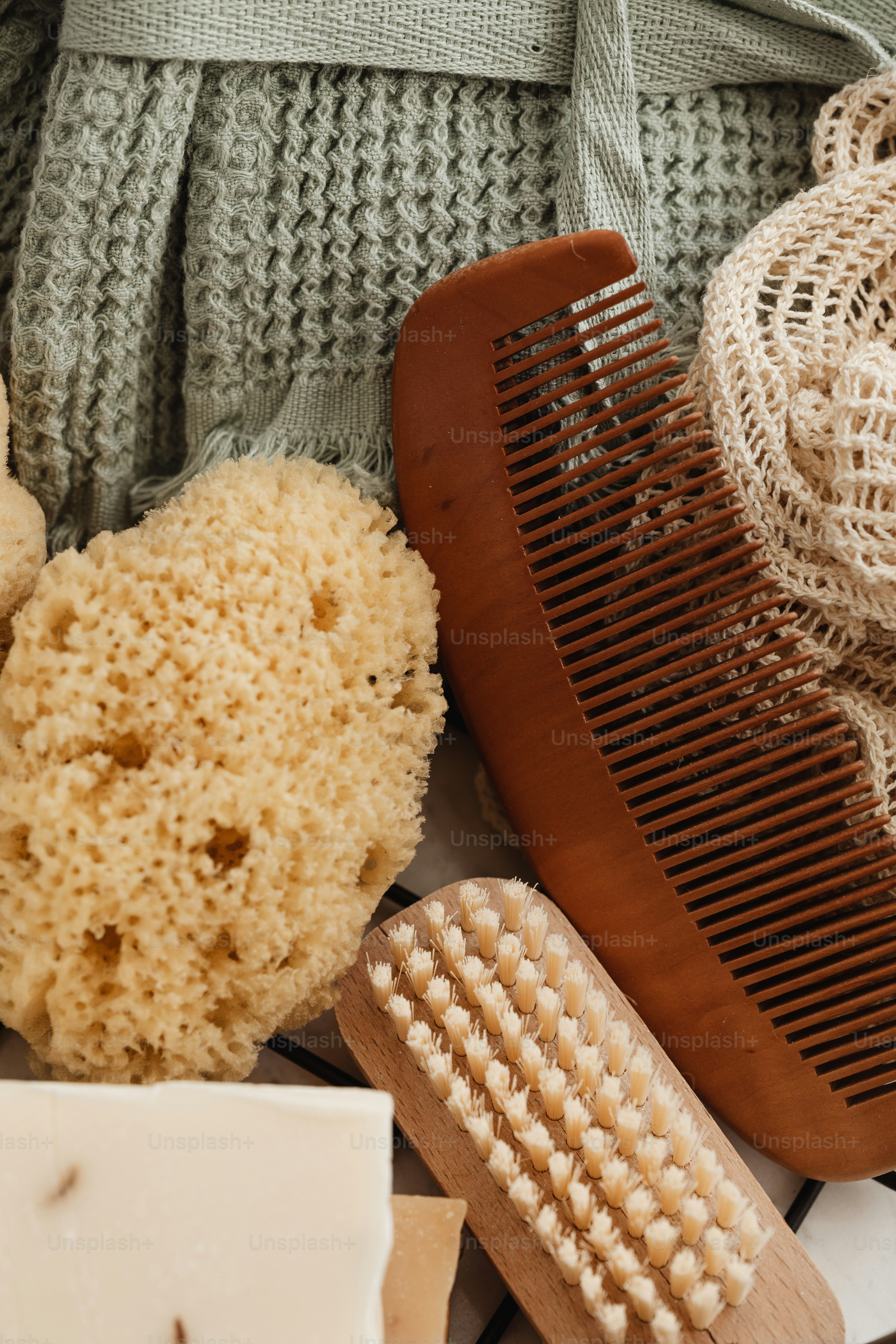 a pile of different types of hair products