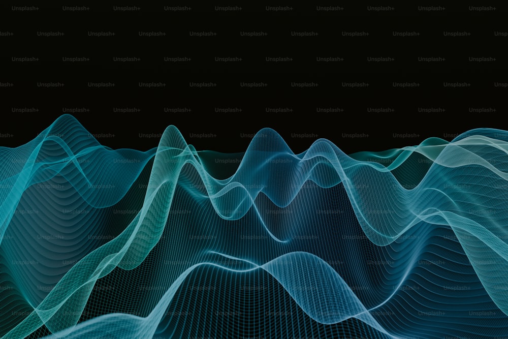 electronic music wave wallpaper