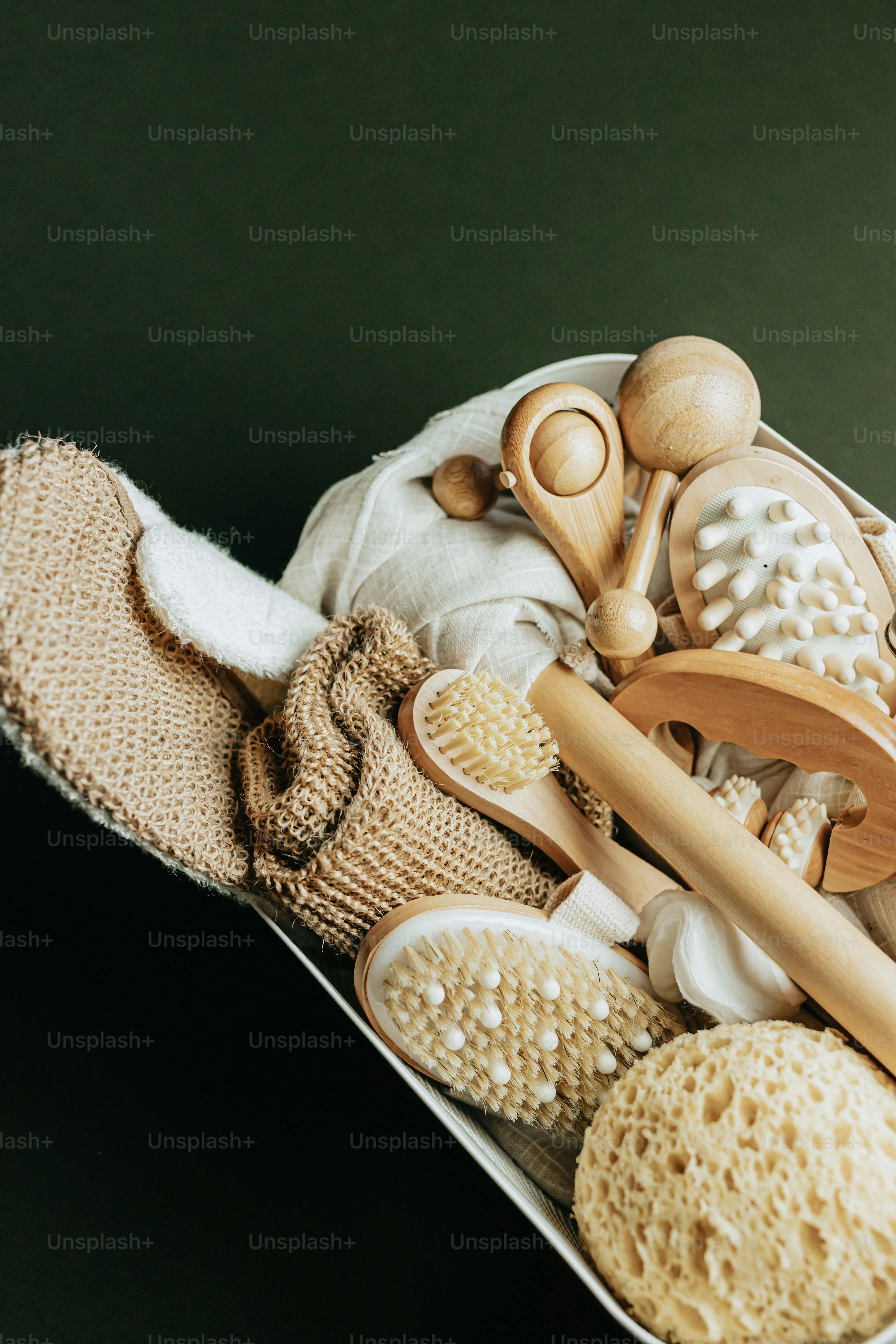 a basket filled with lots of different types of items