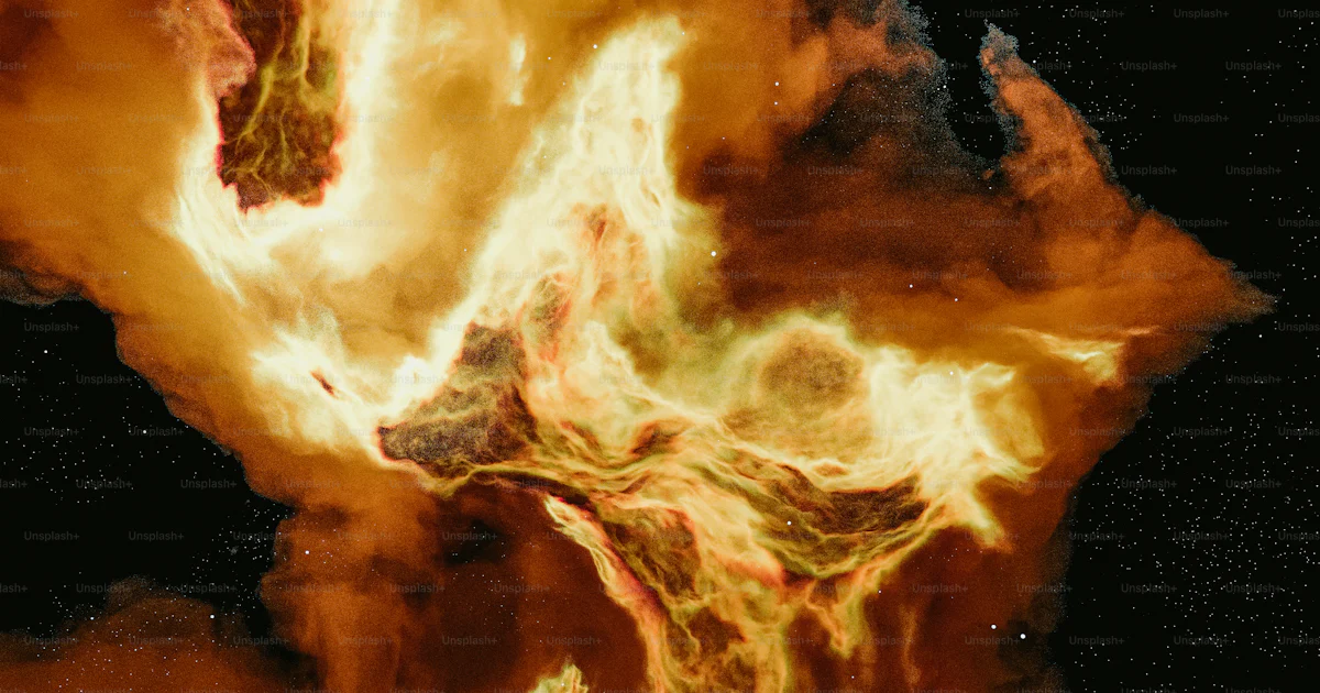 A very large fire with a lot of flames coming out of it photo – Explode ...