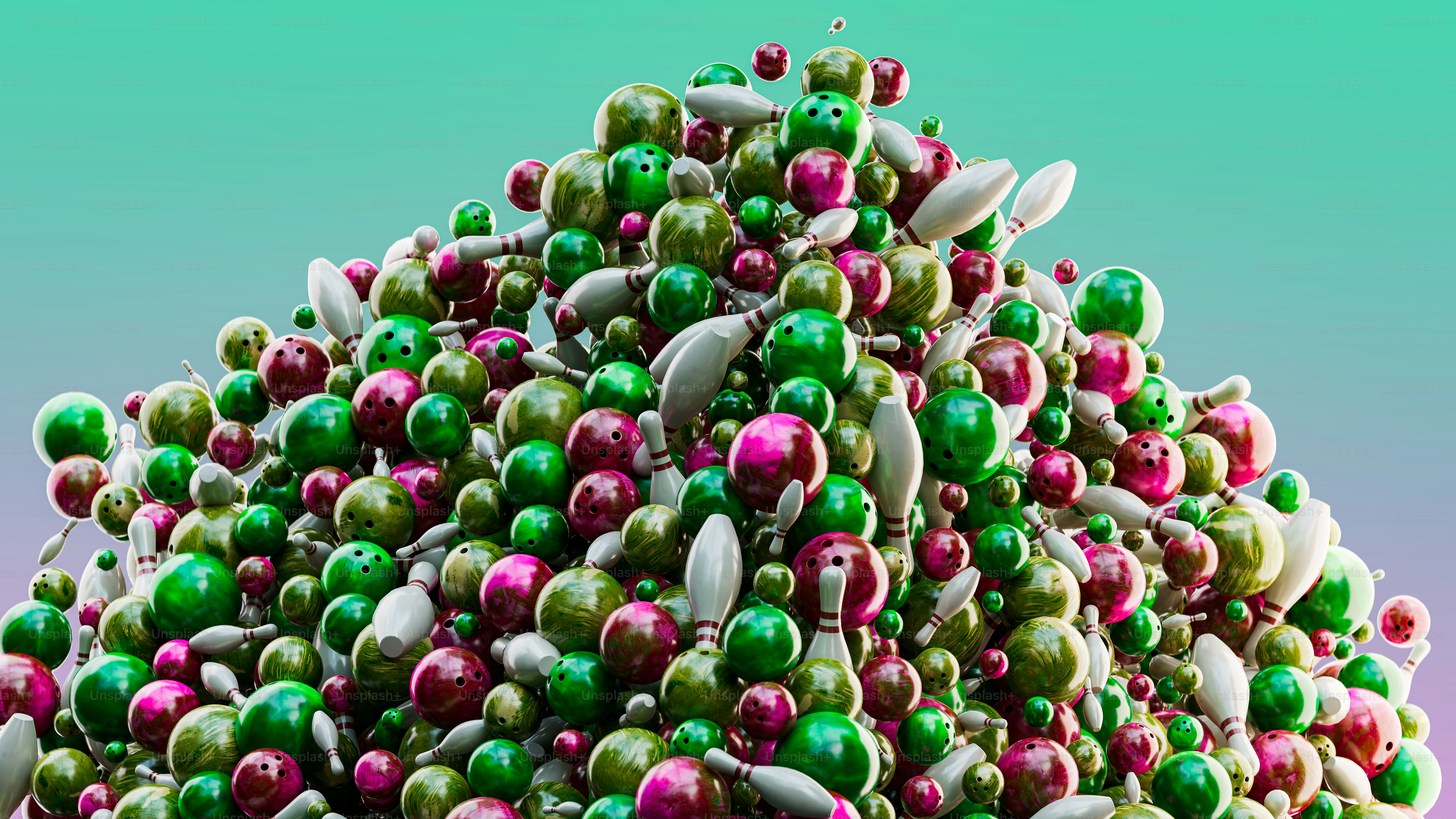 a bunch of balloons are in the shape of a tree