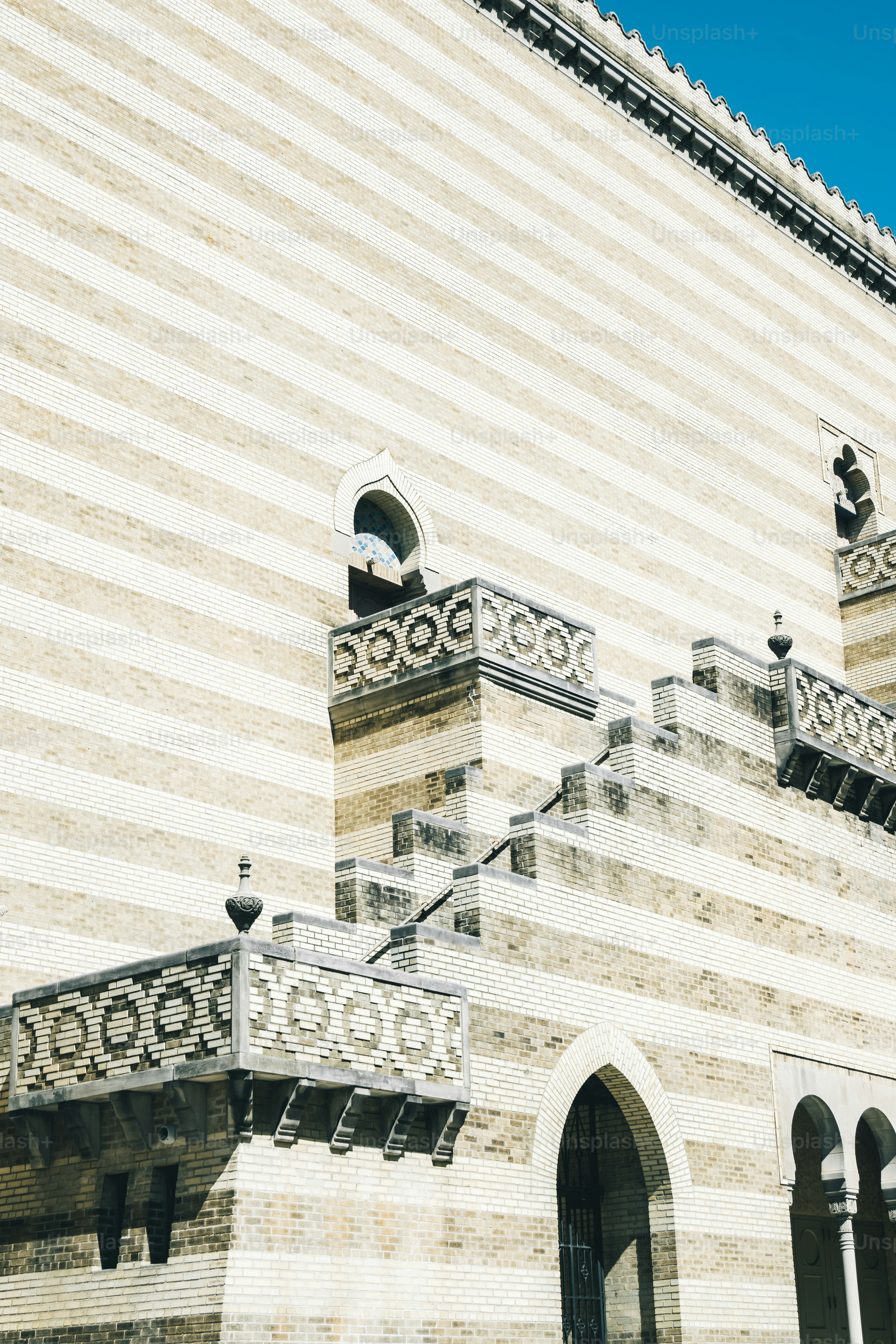 a building with a clock on the front of it
