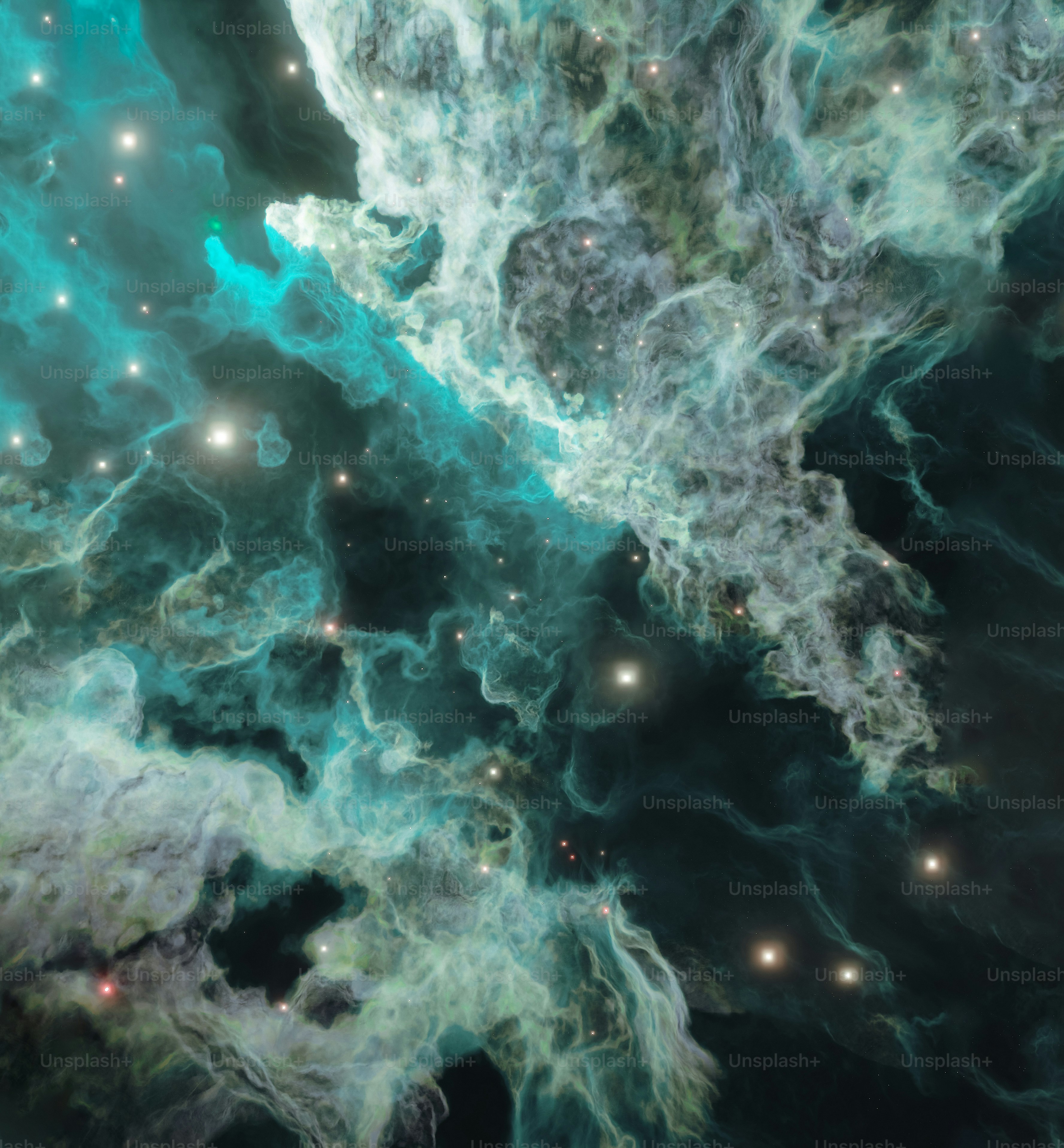 Un grand amas d’étoiles dans le ciel