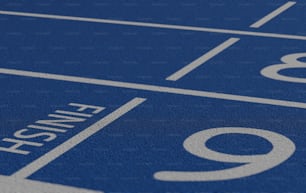 a close up of the numbers on a tennis court