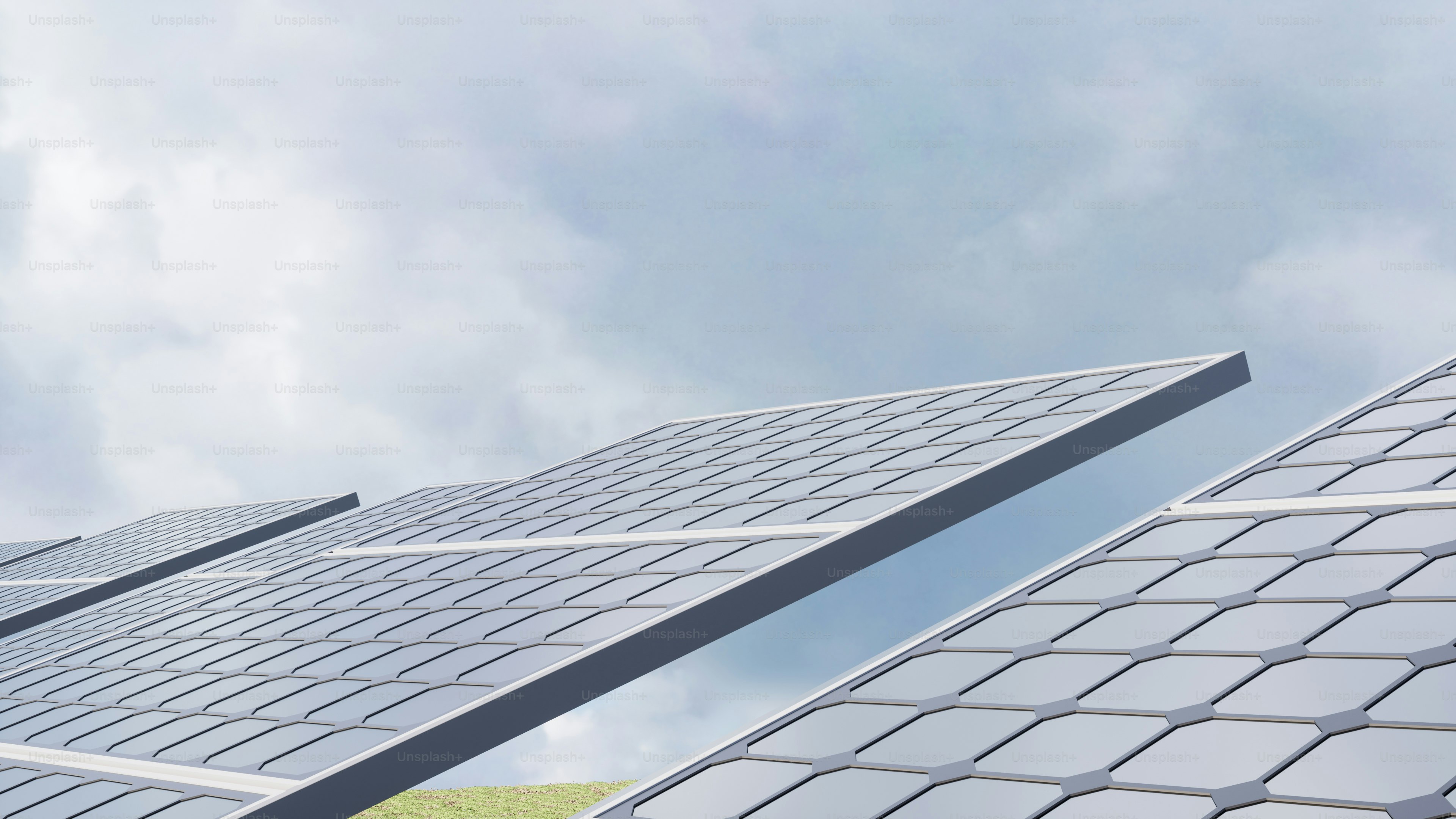 a couple of tall buildings sitting next to each other