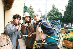 a group of young men standing next to each other