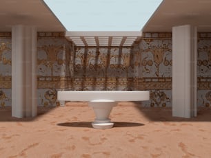 un cuarto de baño con un lavabo y un espejo en él