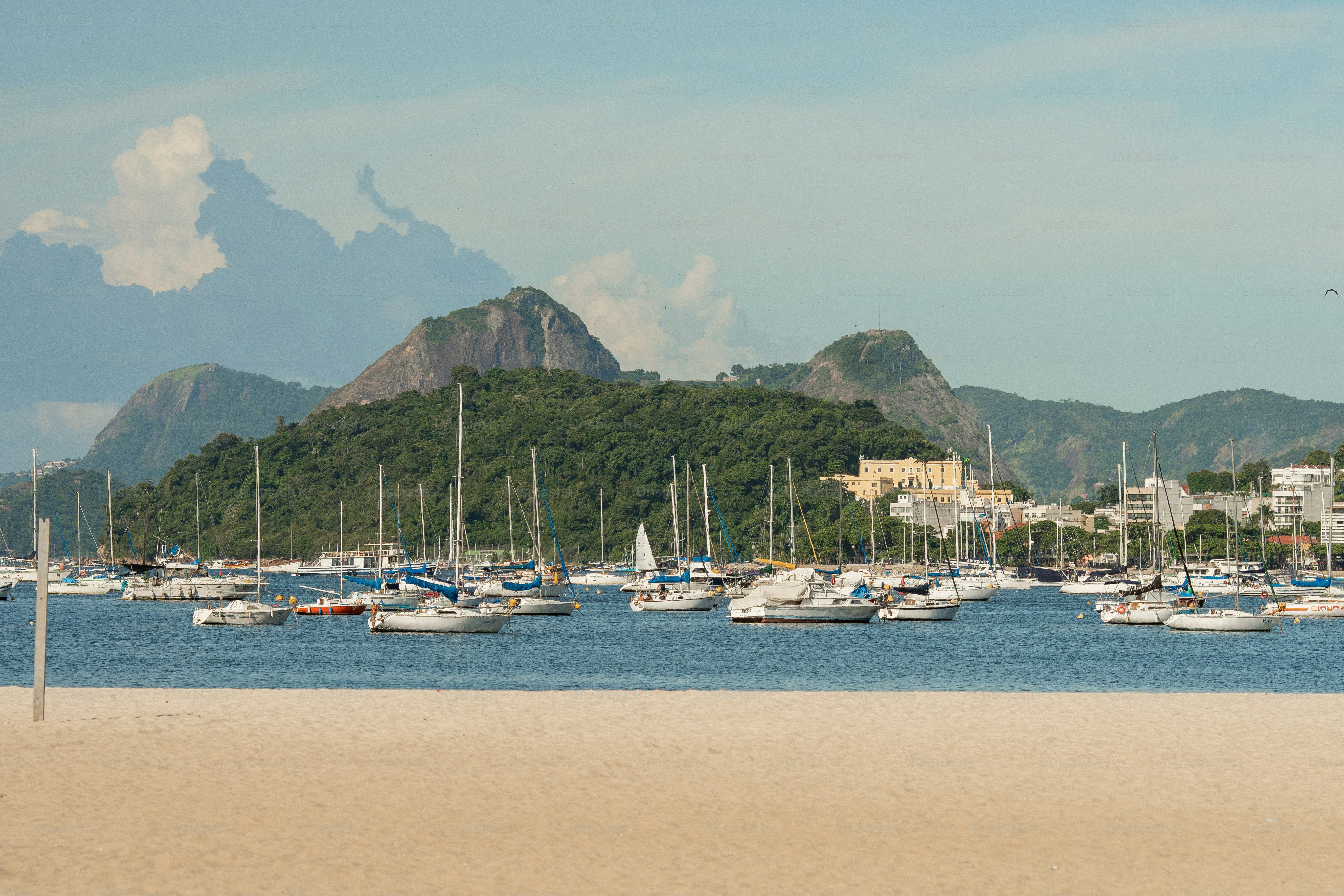a bunch of boats that are in the water