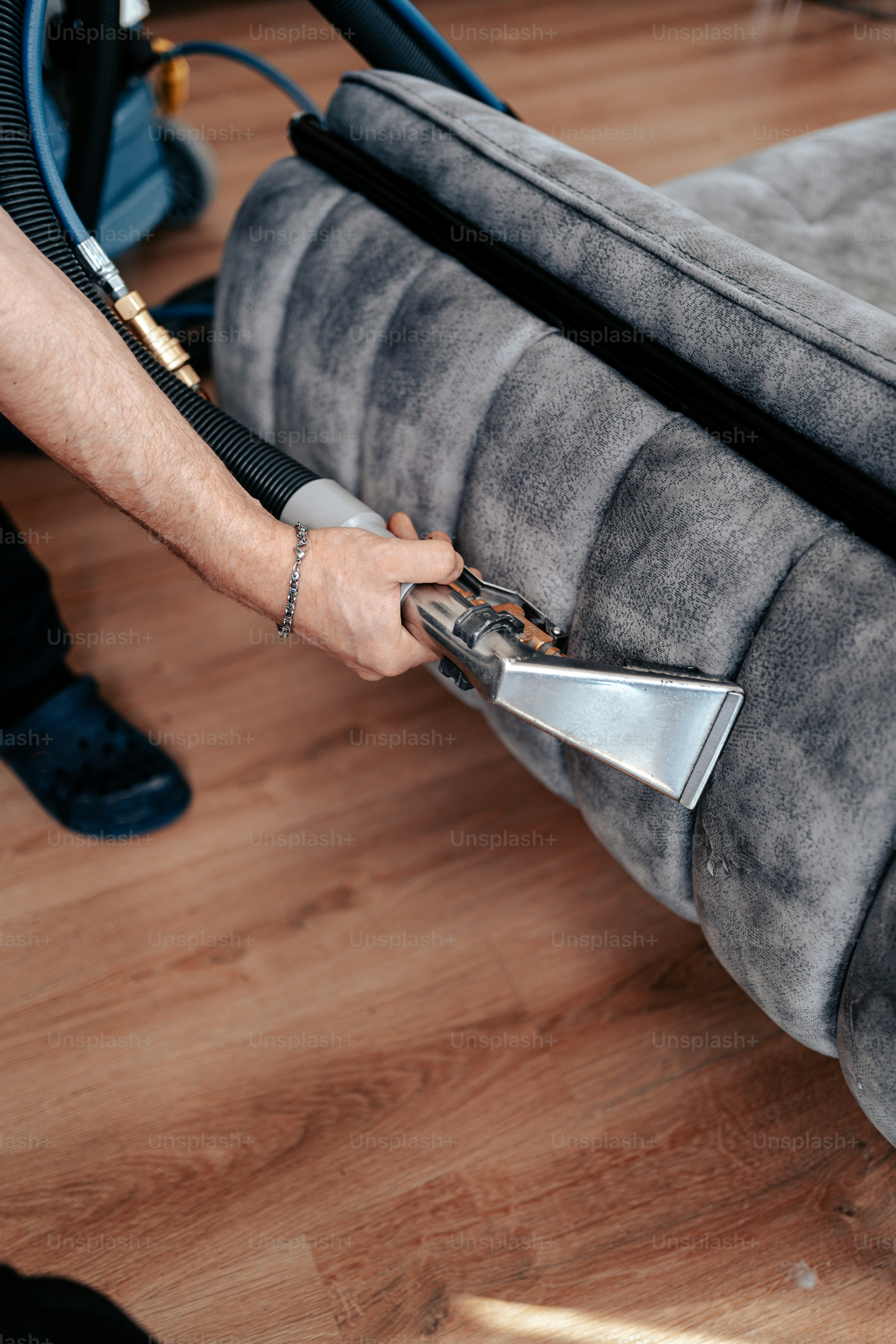 Hero Image. Image of someone steam cleaning.
