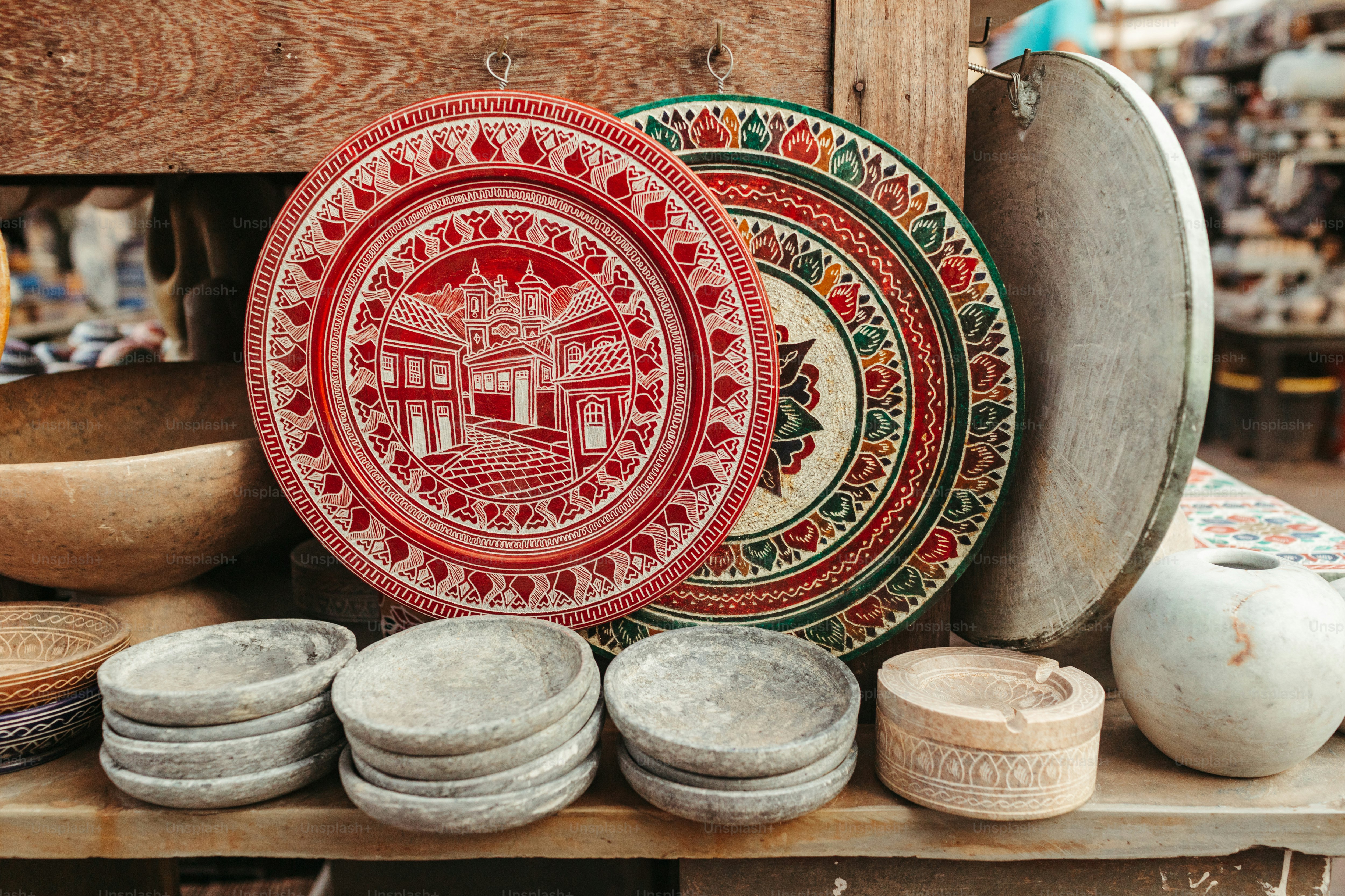 Soapstone crafts. Typical from the region of Ouro Preto, Minas Gerais - Brazil