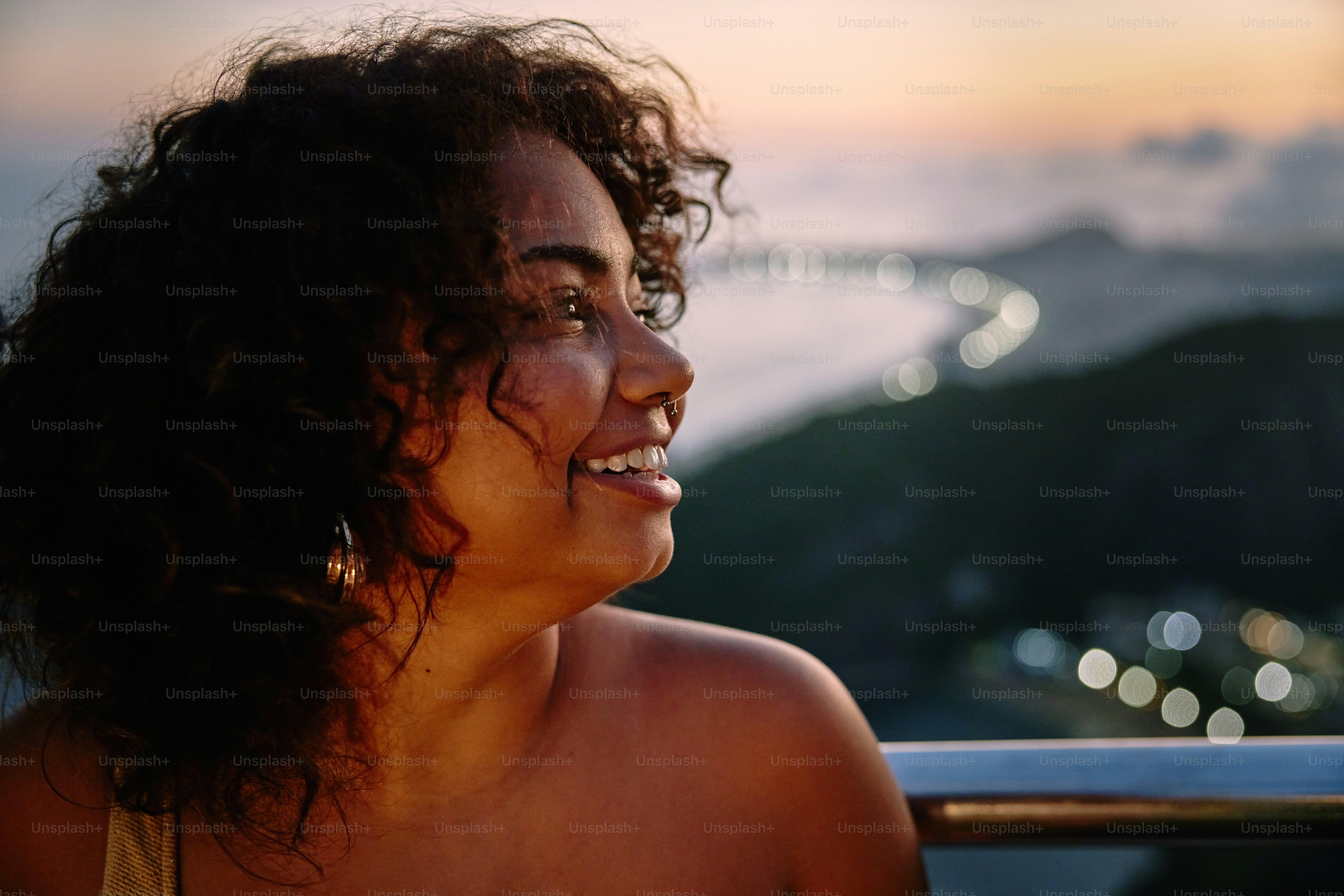 a close up of a person with a smile on their face