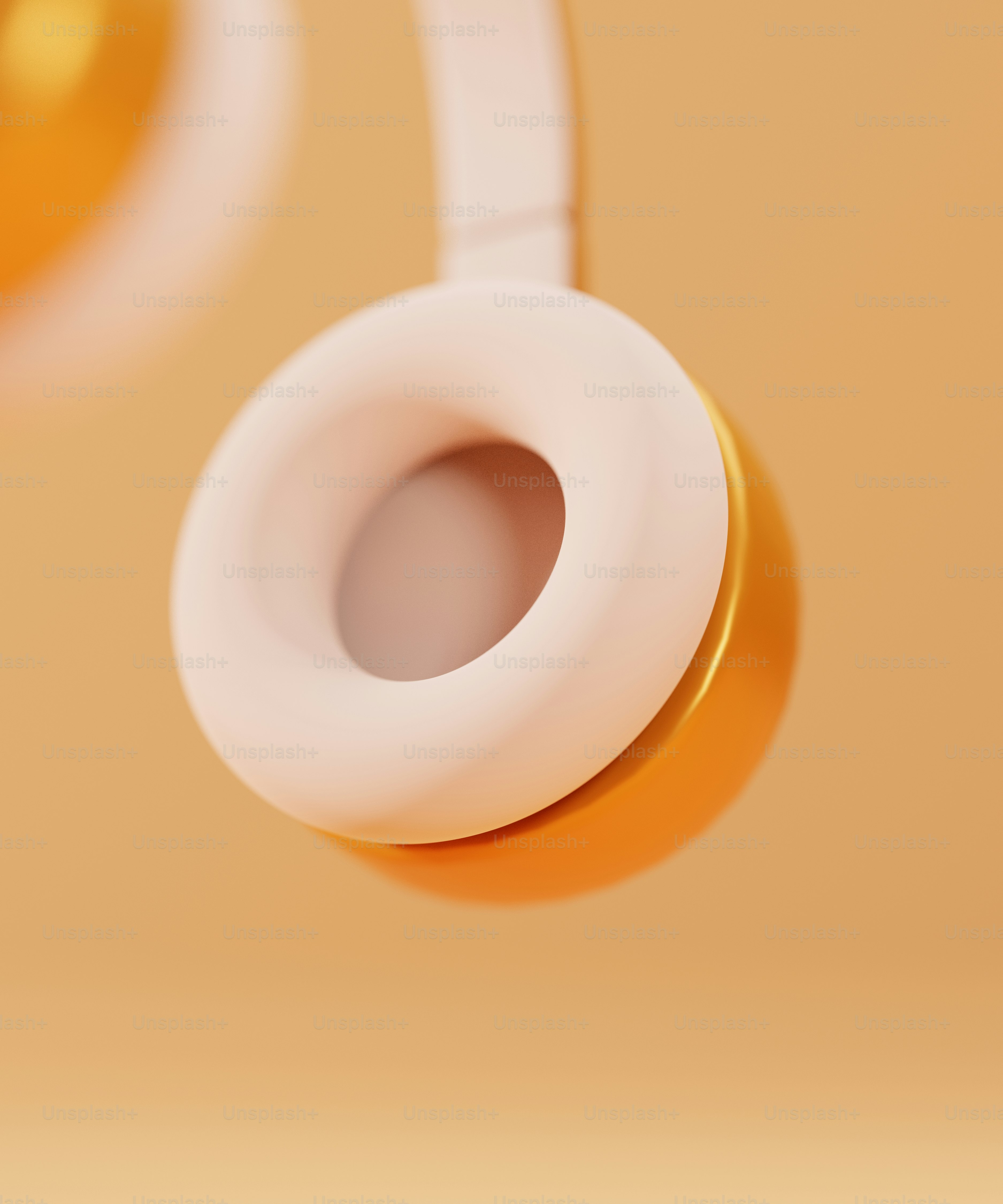 a close up of a pair of headphones