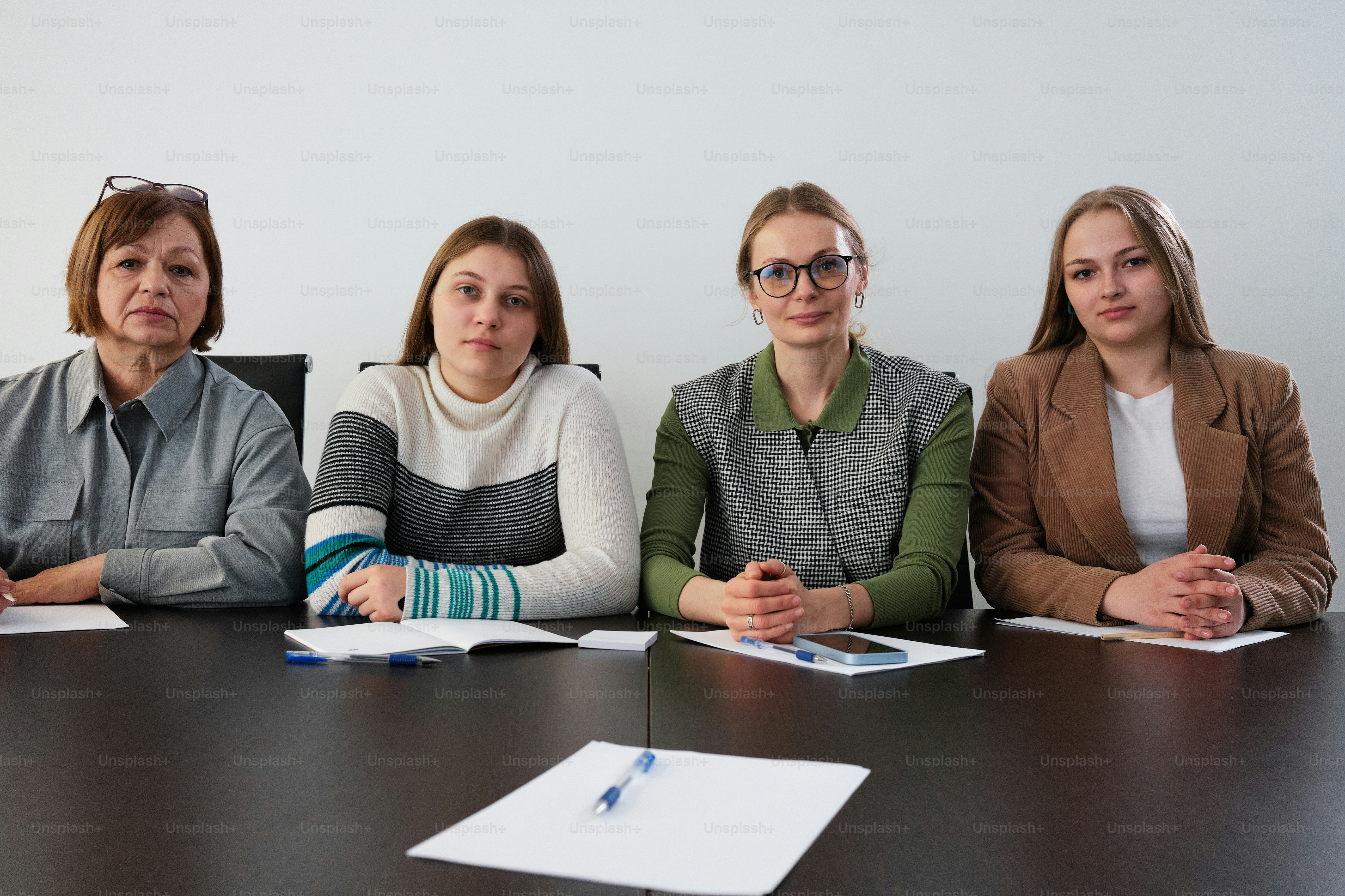 Interviewee presenting to a hiring panel