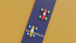 a paper model of a plane on a yellow and purple background