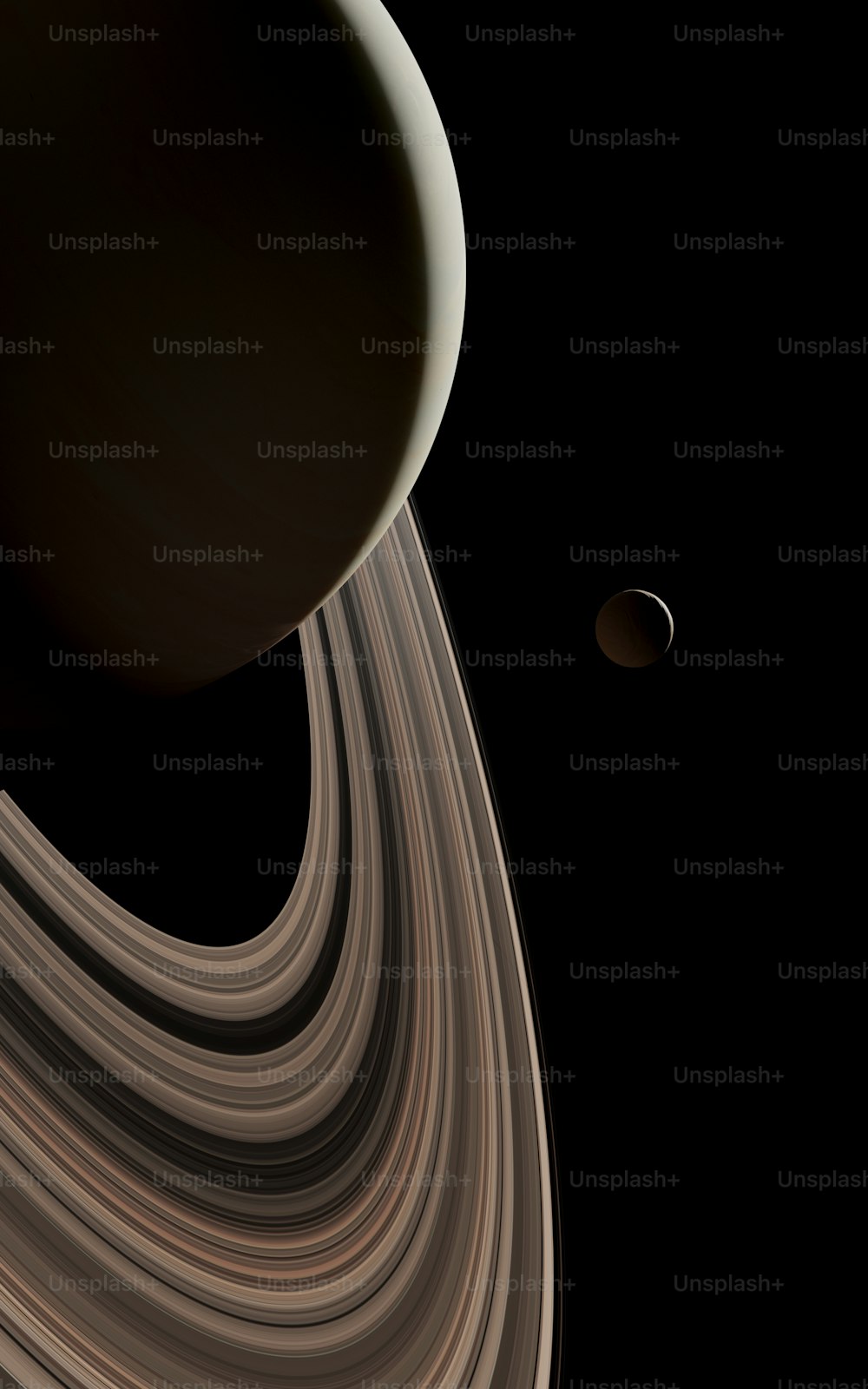 NASA의 카시니 우주선이 찍은 토성 사진