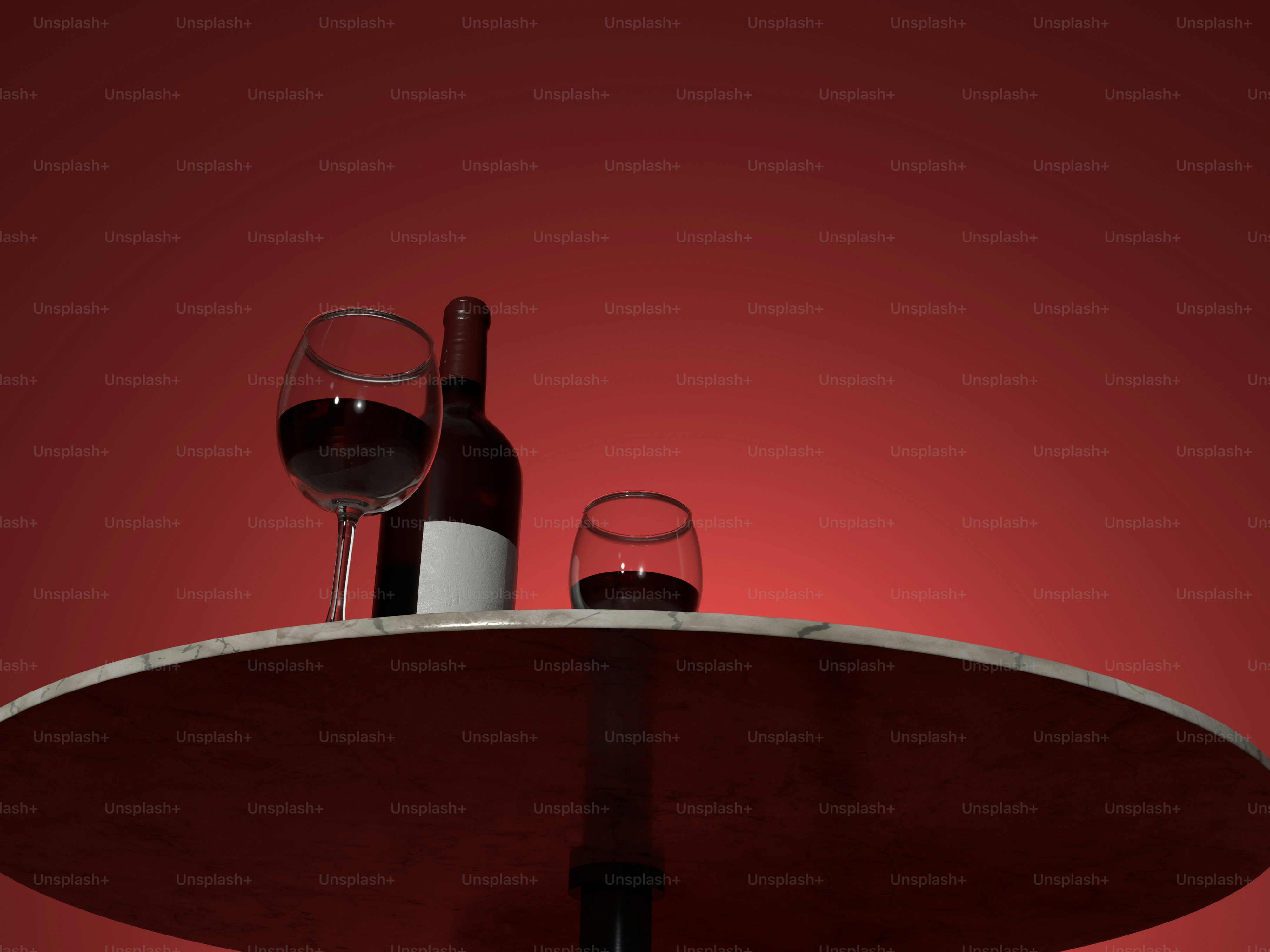 A glass of wine sitting on top of a wooden table photo Free Image on