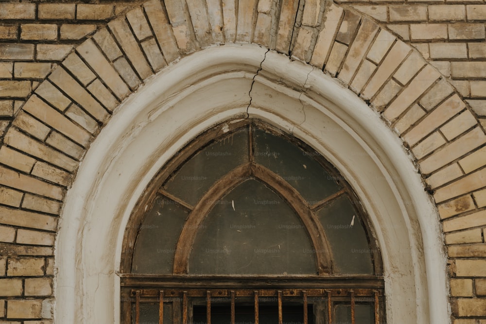 a close up of a window with bars on it