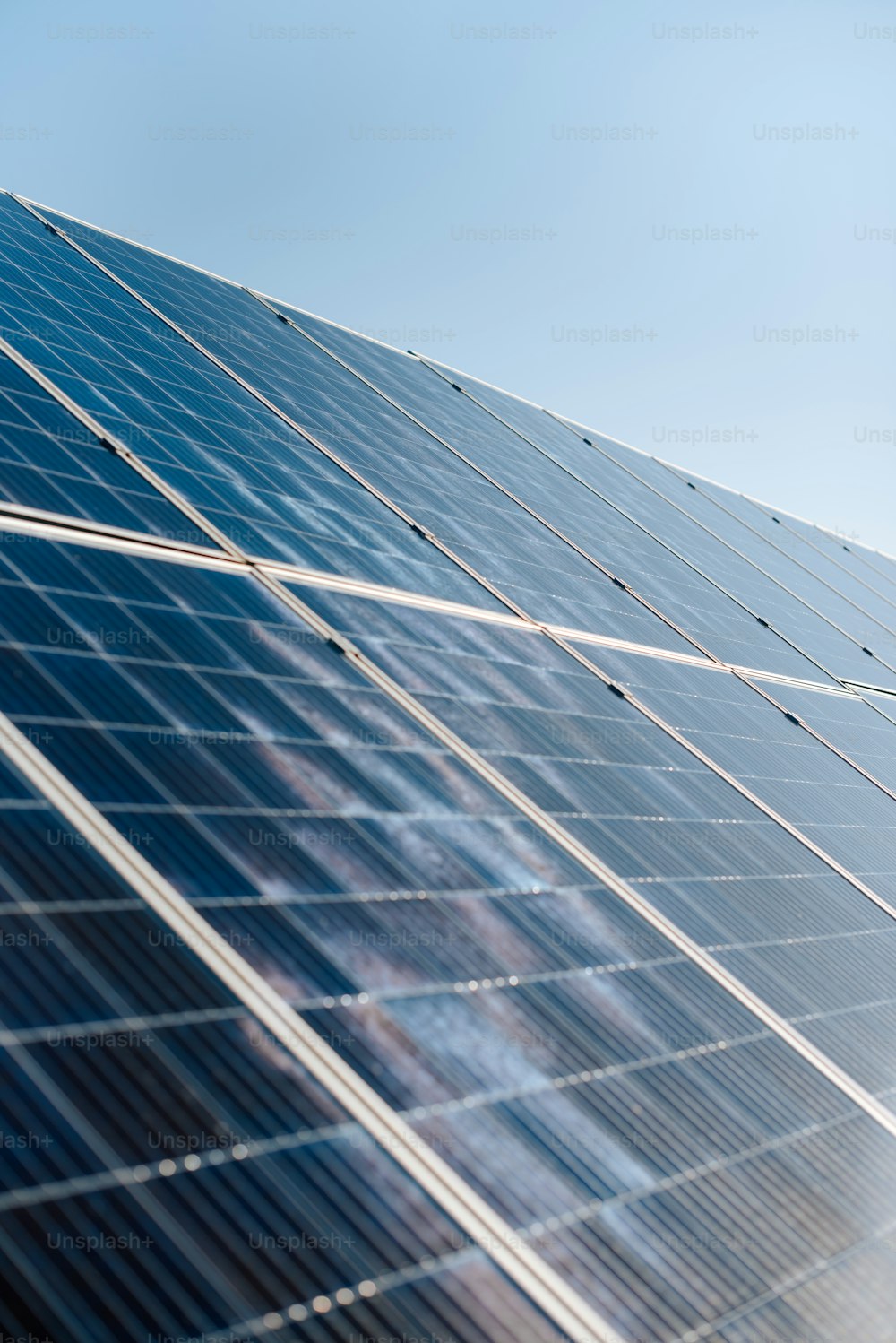 a close up of the side of a solar panel