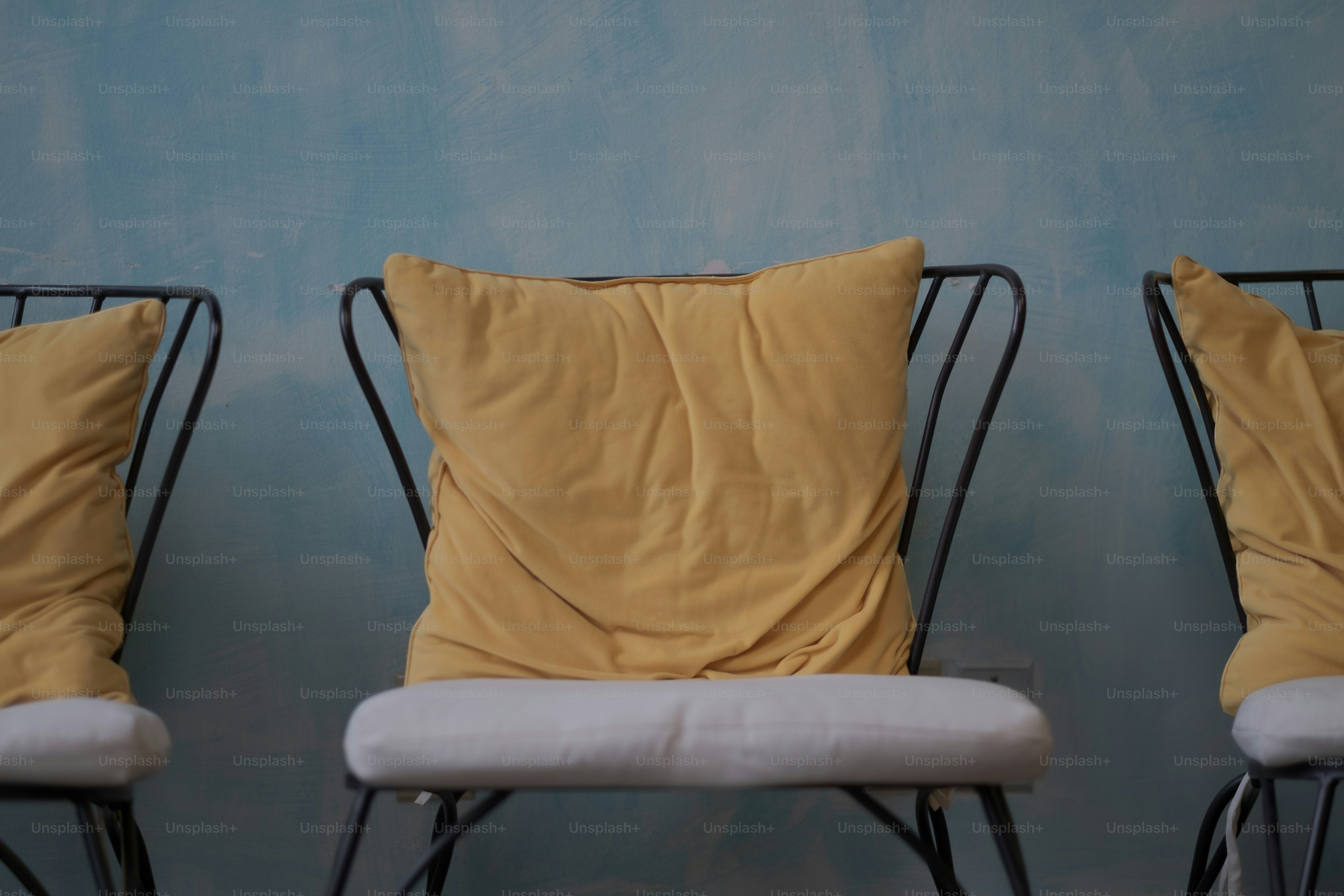 a couple of chairs sitting next to each other