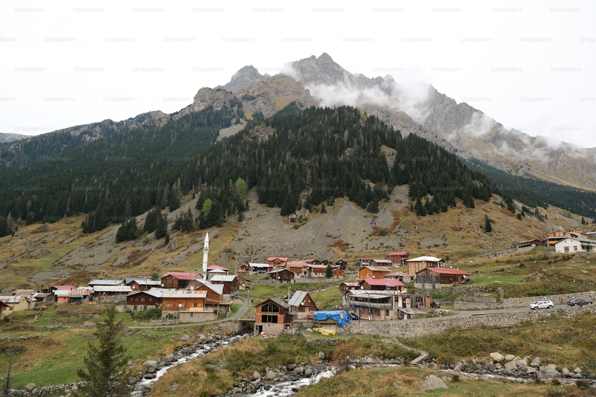 Pahalgam valley panorama