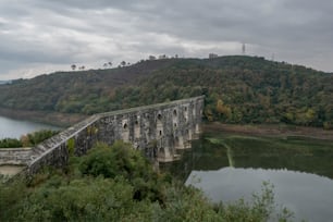 a large bridge over a body of water