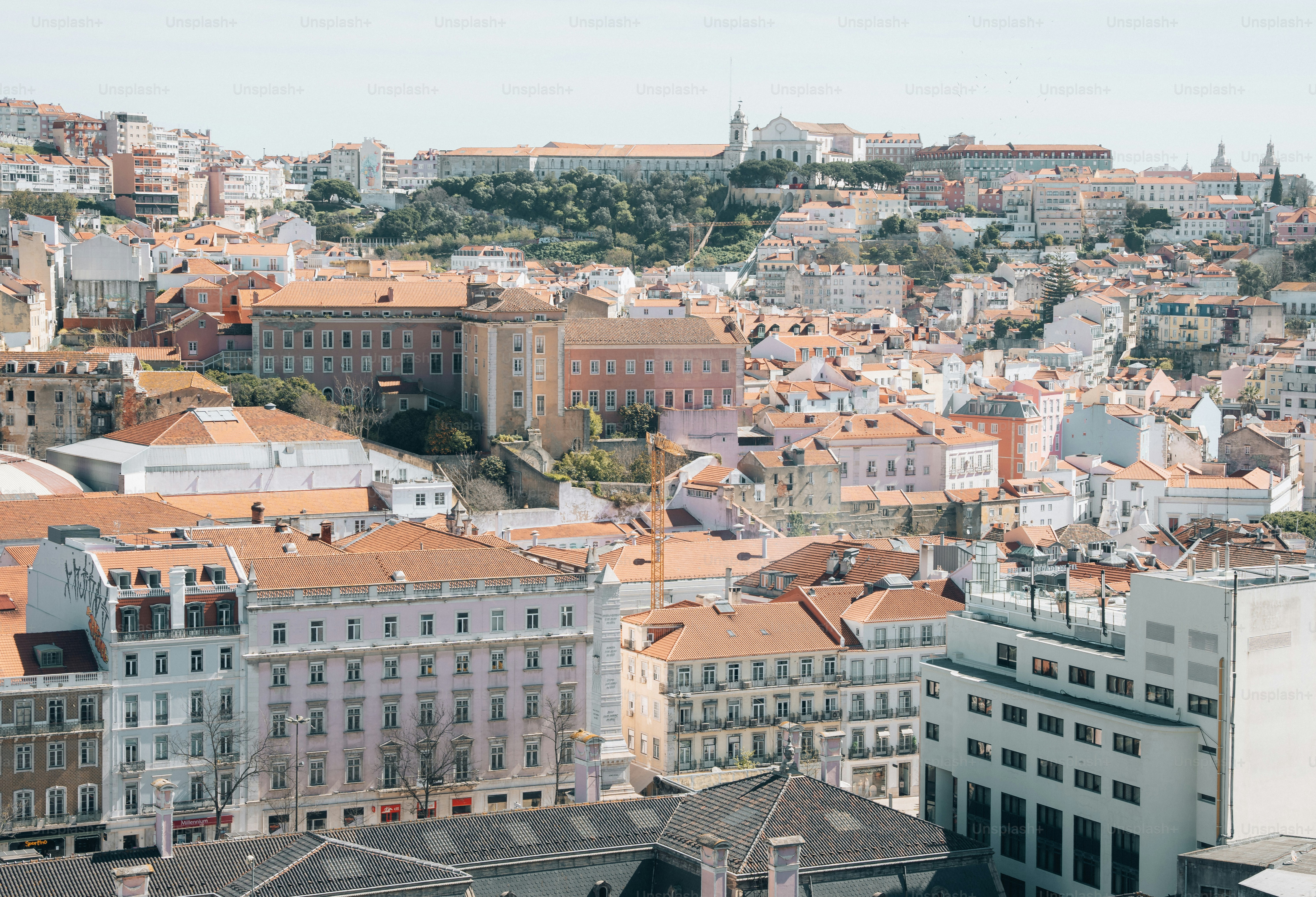 a view of a city with lots of tall buildings
