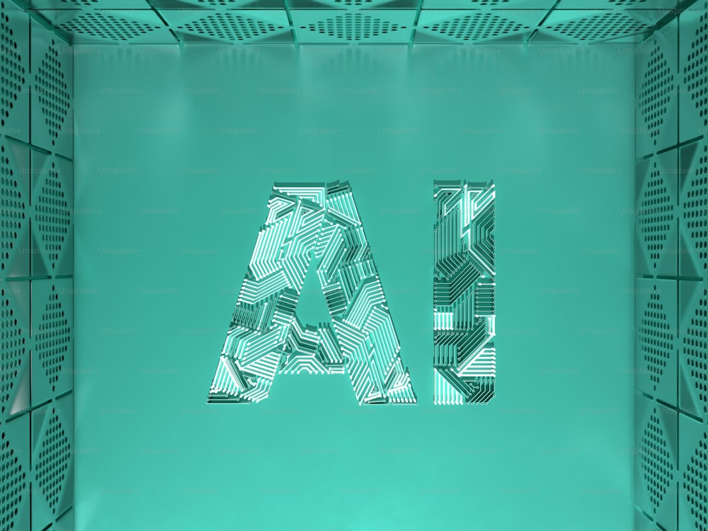 Die Buchstaben A und A bestehen aus geometrischen Formen