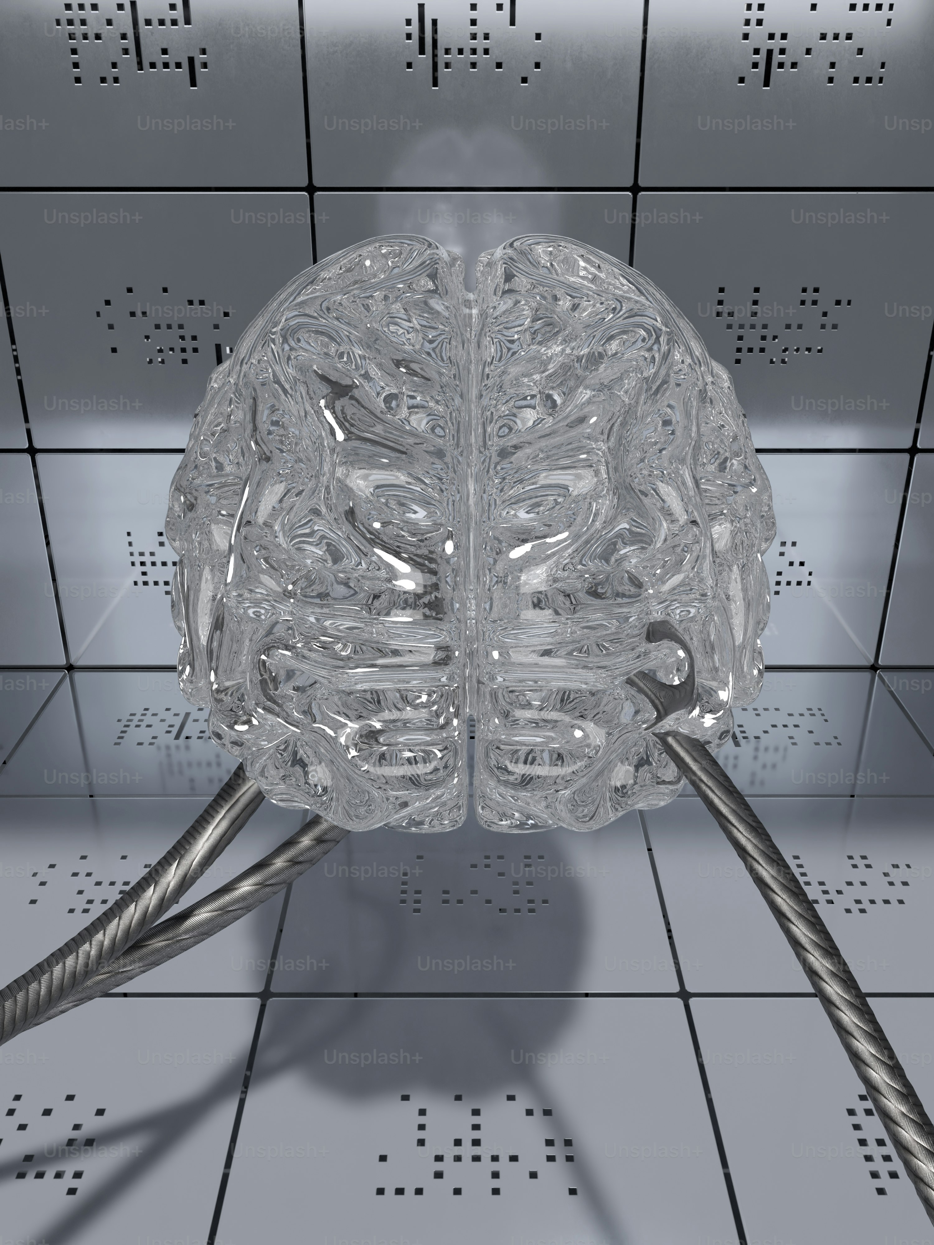 A computer generated image of a human brain photo – Wallpaper Image on ...