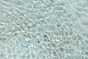 um close up de uma piscina de água