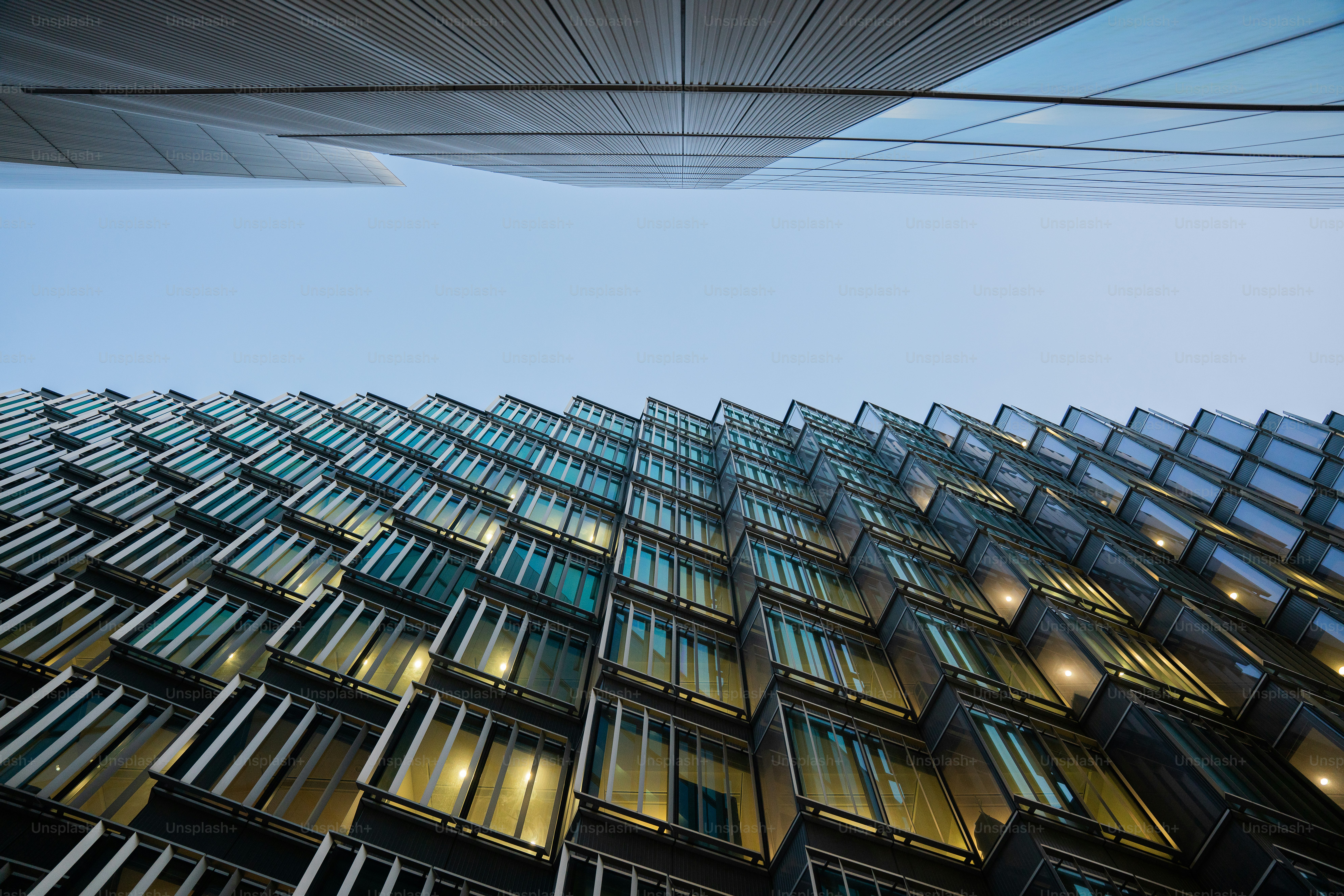 a very tall building with lots of windows