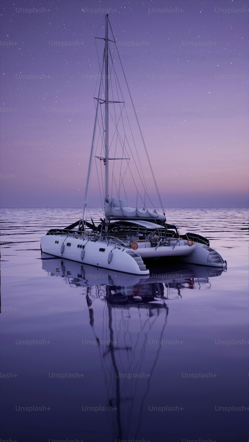 a sailboat floating on top of a body of water