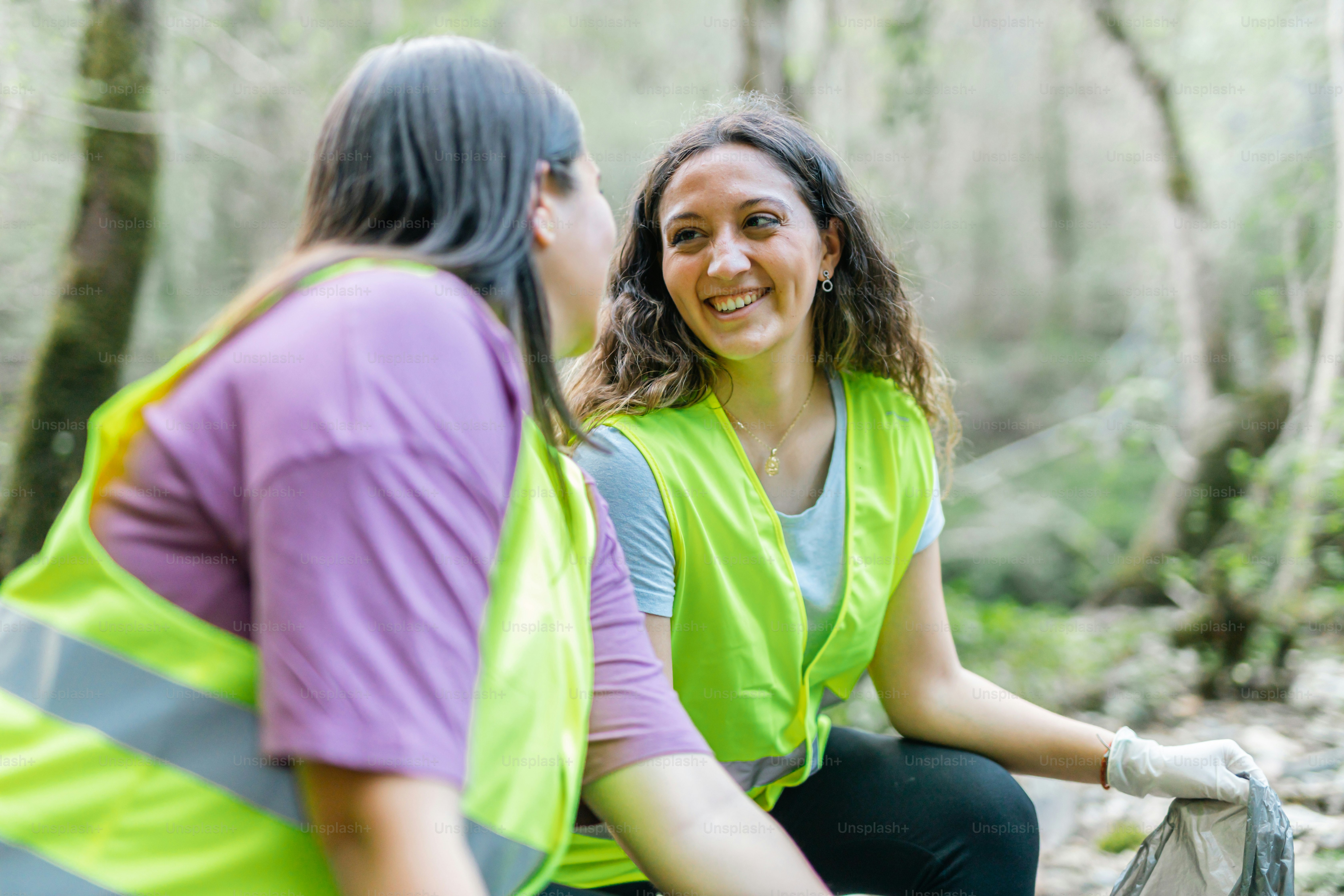 a couple of women sitting next to each other