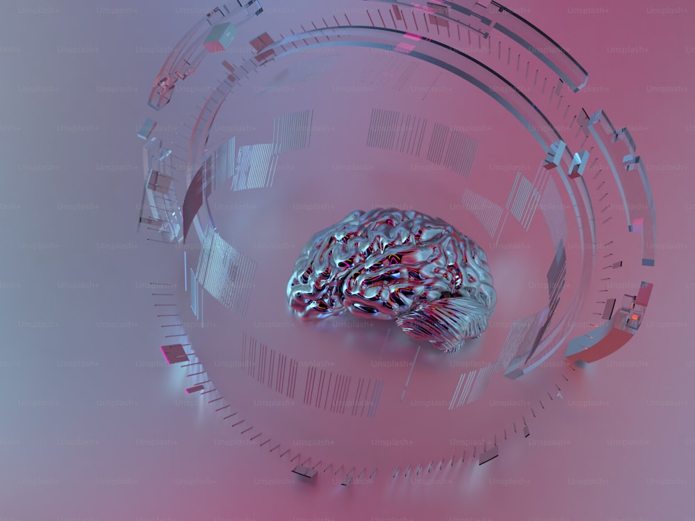 une image générée par ordinateur d’un cerveau humain