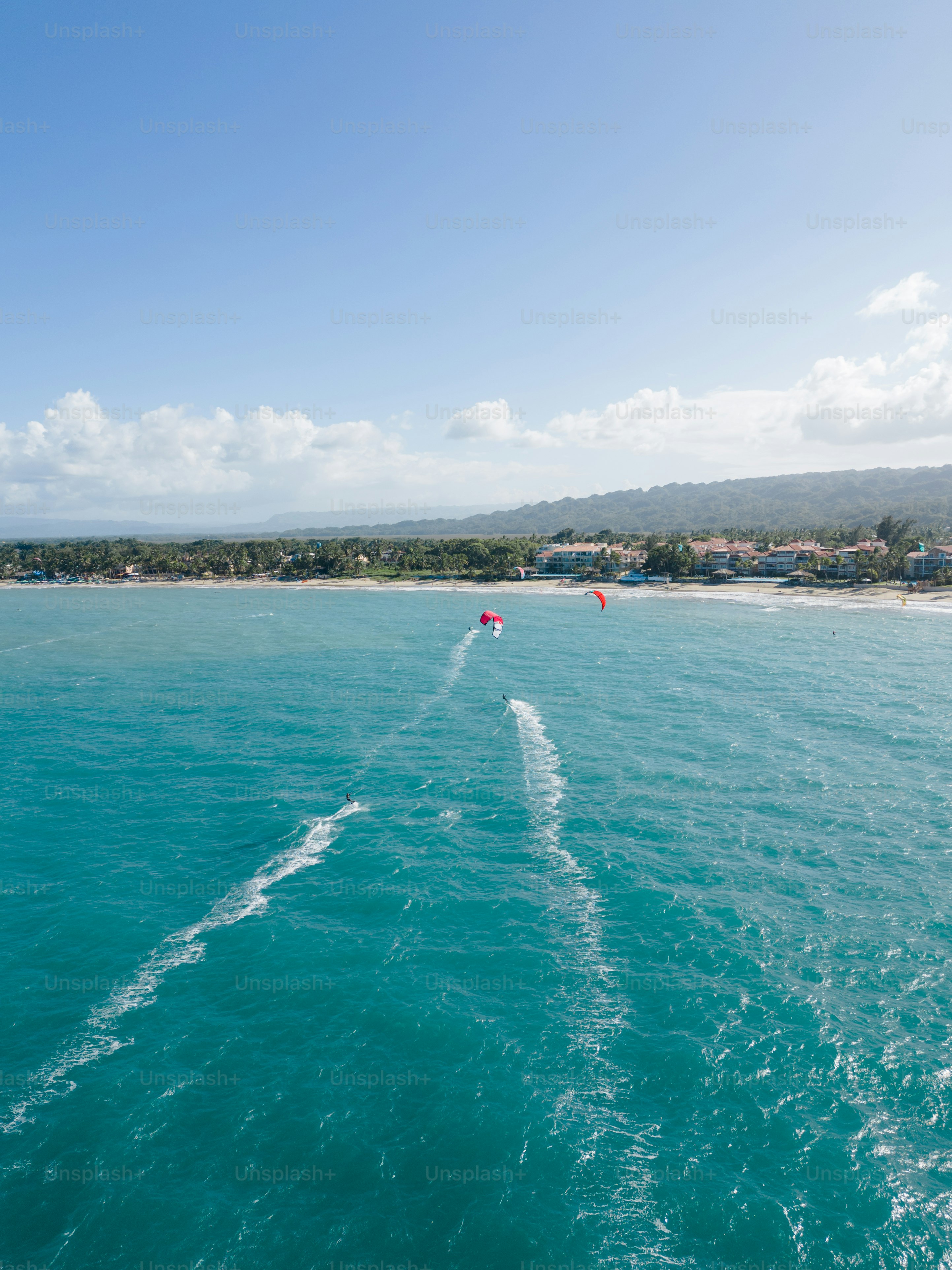 a boat traveling across a large body of water