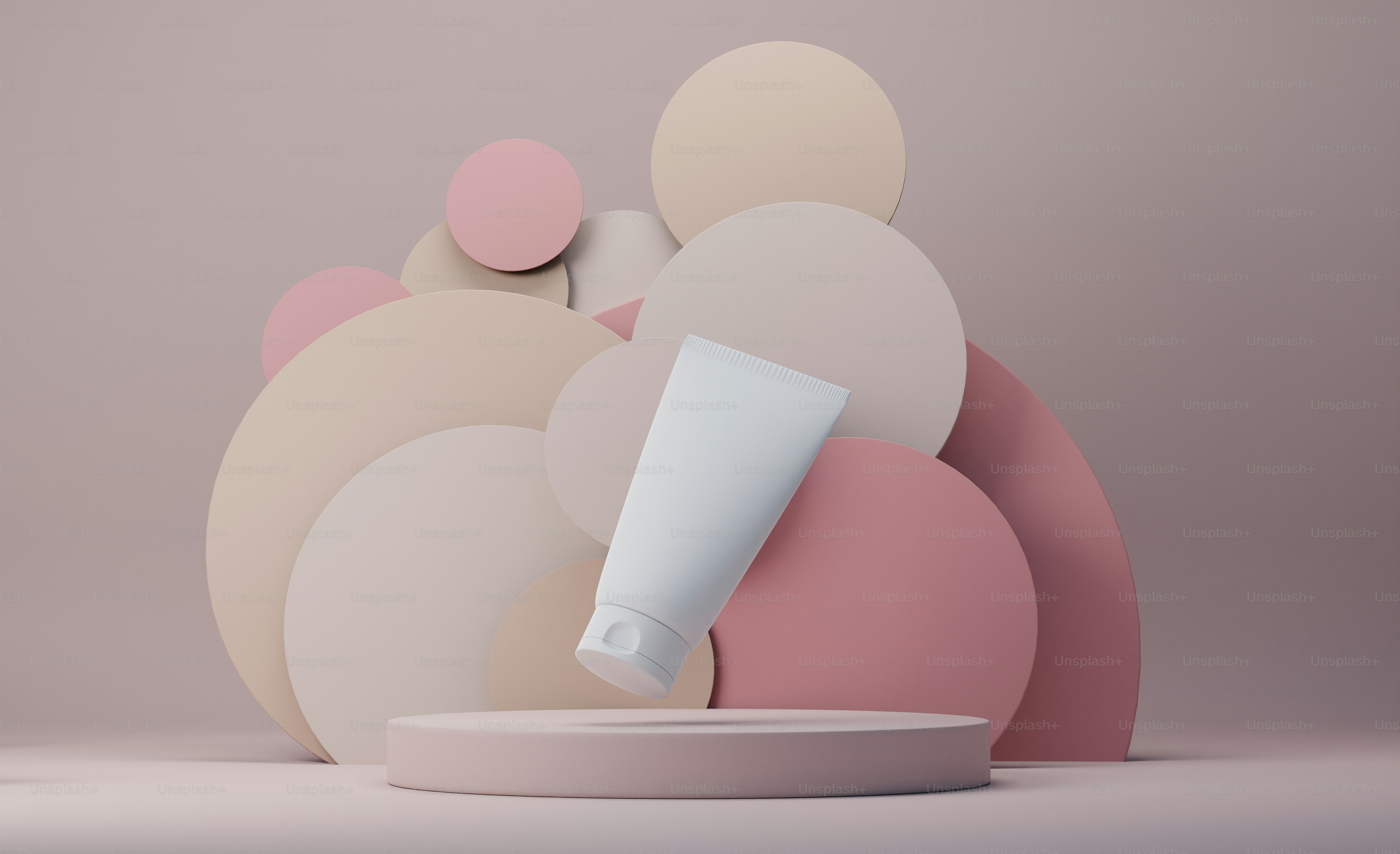 a white tube sitting on top of a stand