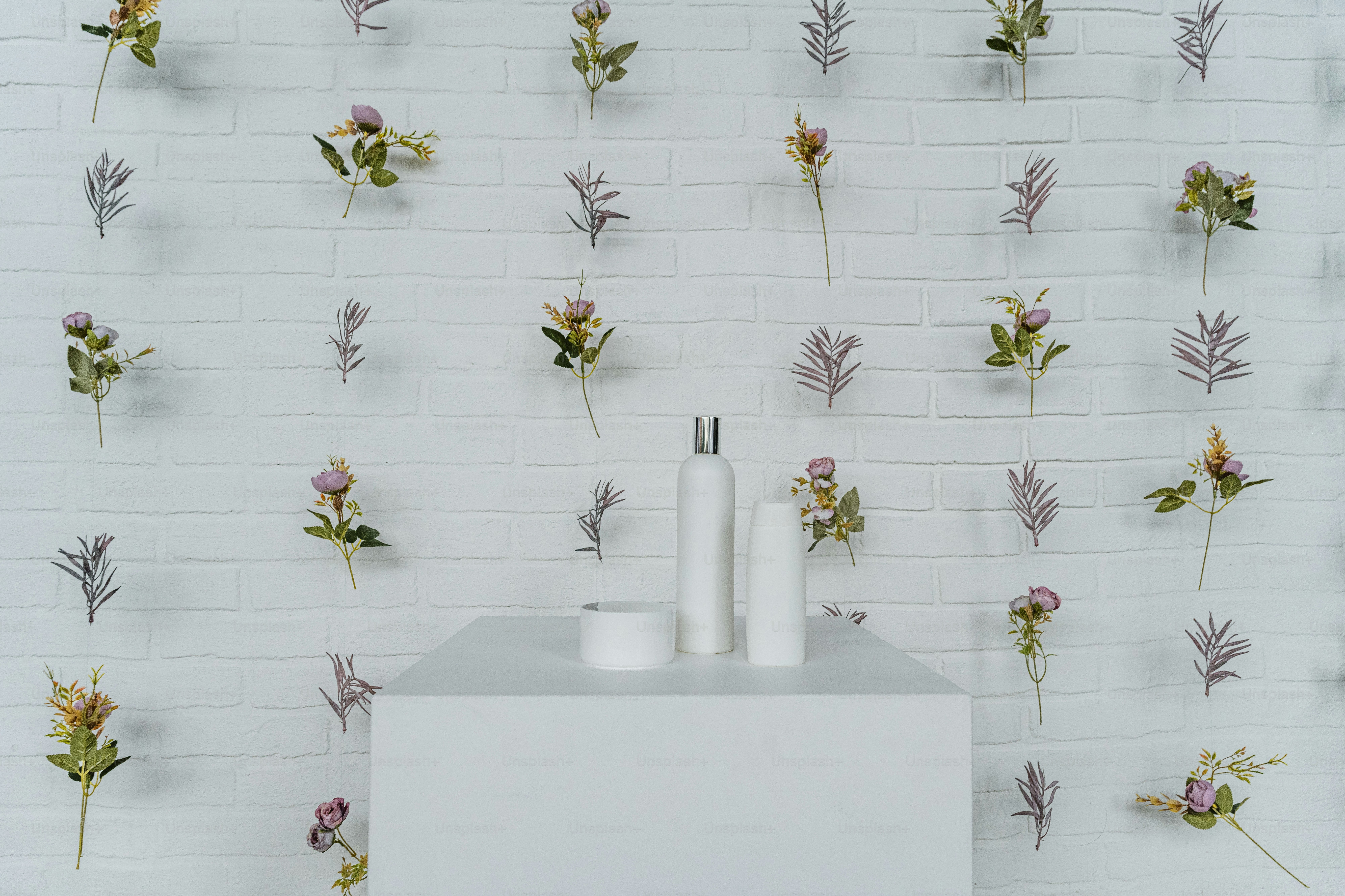 Business floral design creating a branded event photo opportunity