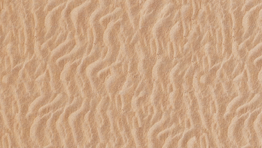 砂のテクスチャー加工された表面のクローズアップ